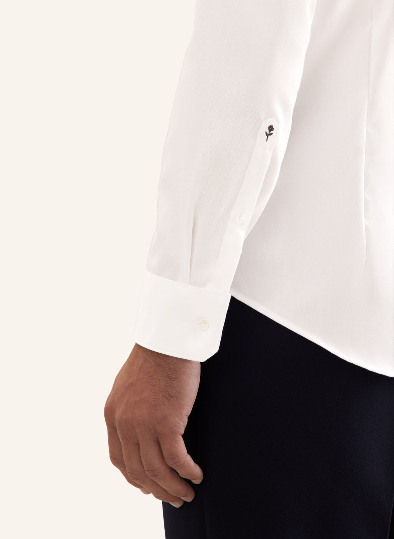 seidensticker Business Hemd Slim Fit: ECRU