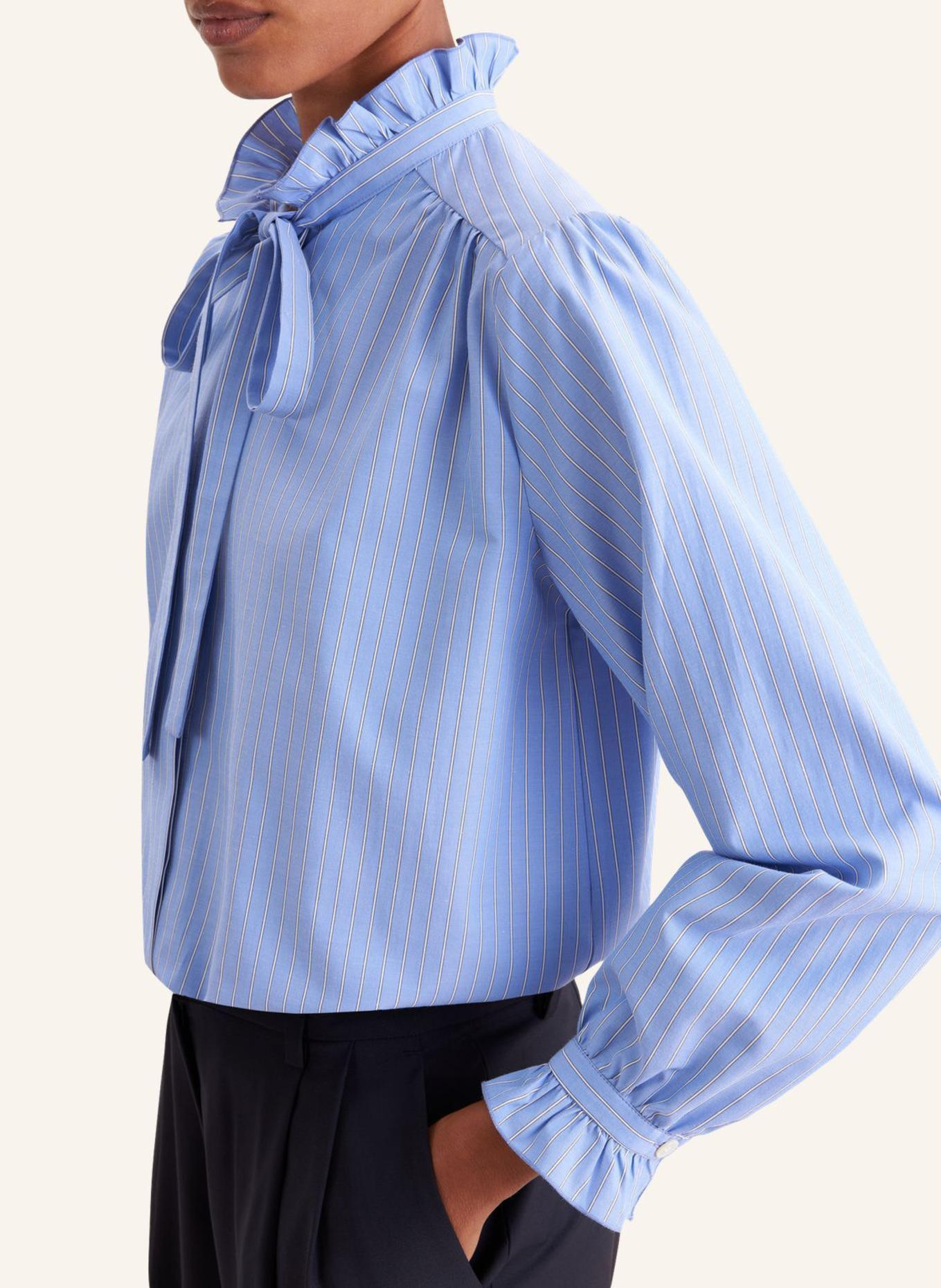 seidensticker Uitgestrekte blouse: BLAUW