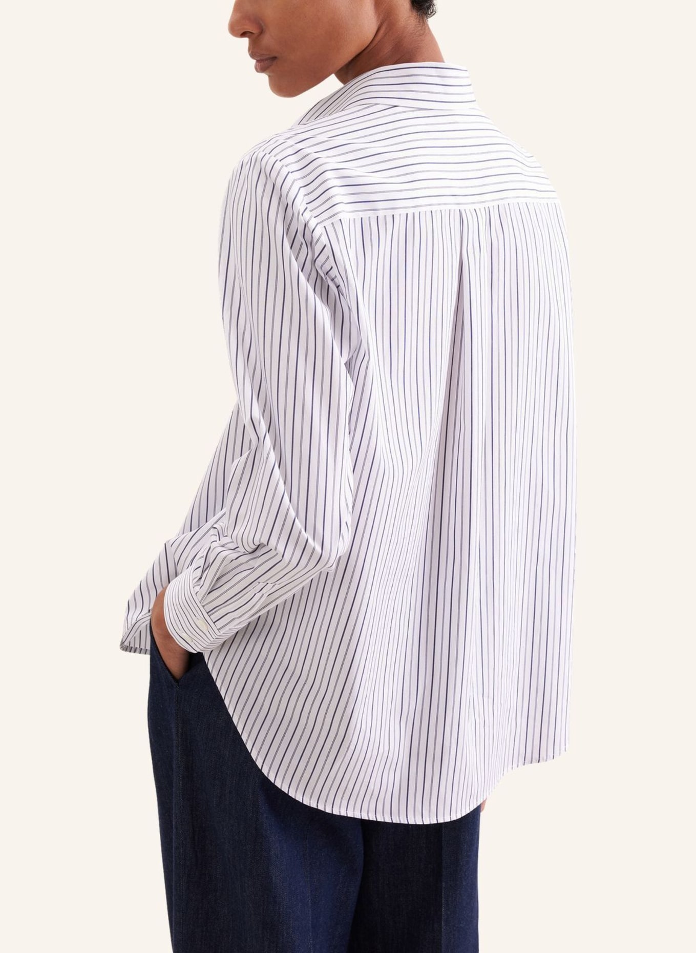 seidensticker Hemdbluse: DUNKELBLAU