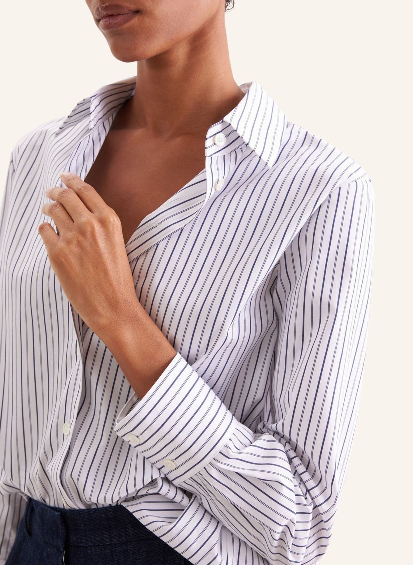seidensticker Hemdbluse: DUNKELBLAU