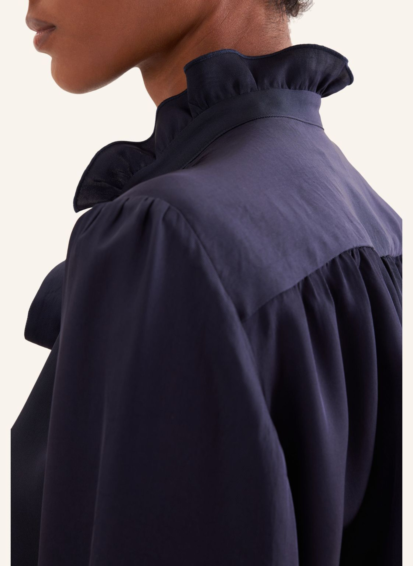 seidensticker Ausgestellte Bluse: DUNKELBLAU