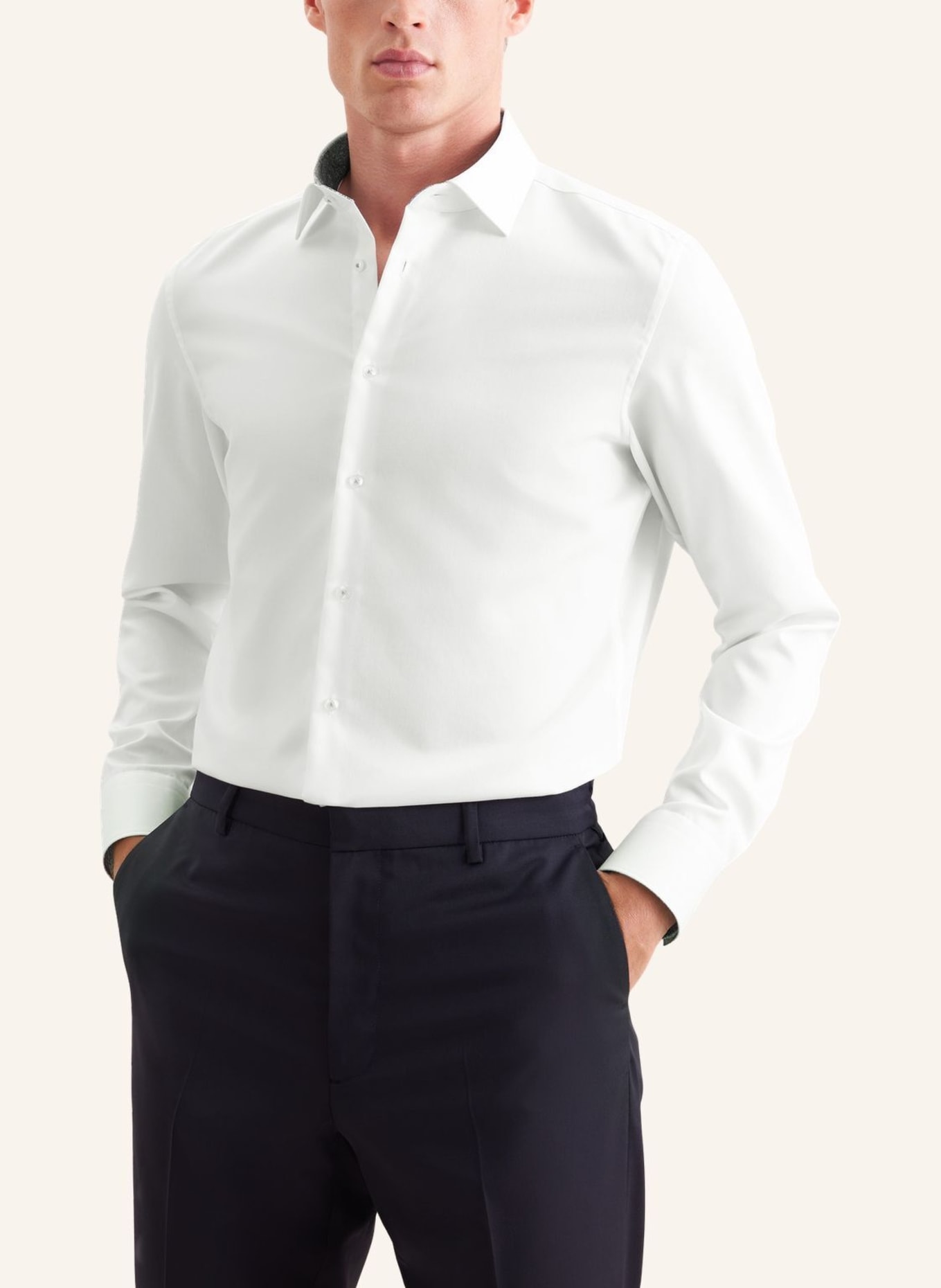 seidensticker Business Hemd Slim Fit: WEISS