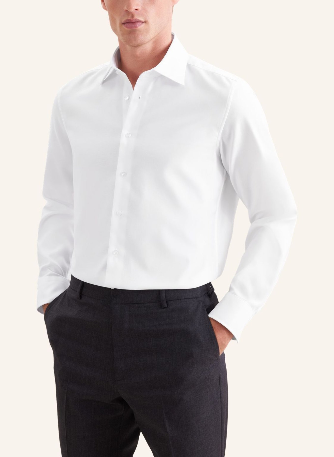 seidensticker Business Hemd Shaped Fit: WEISS