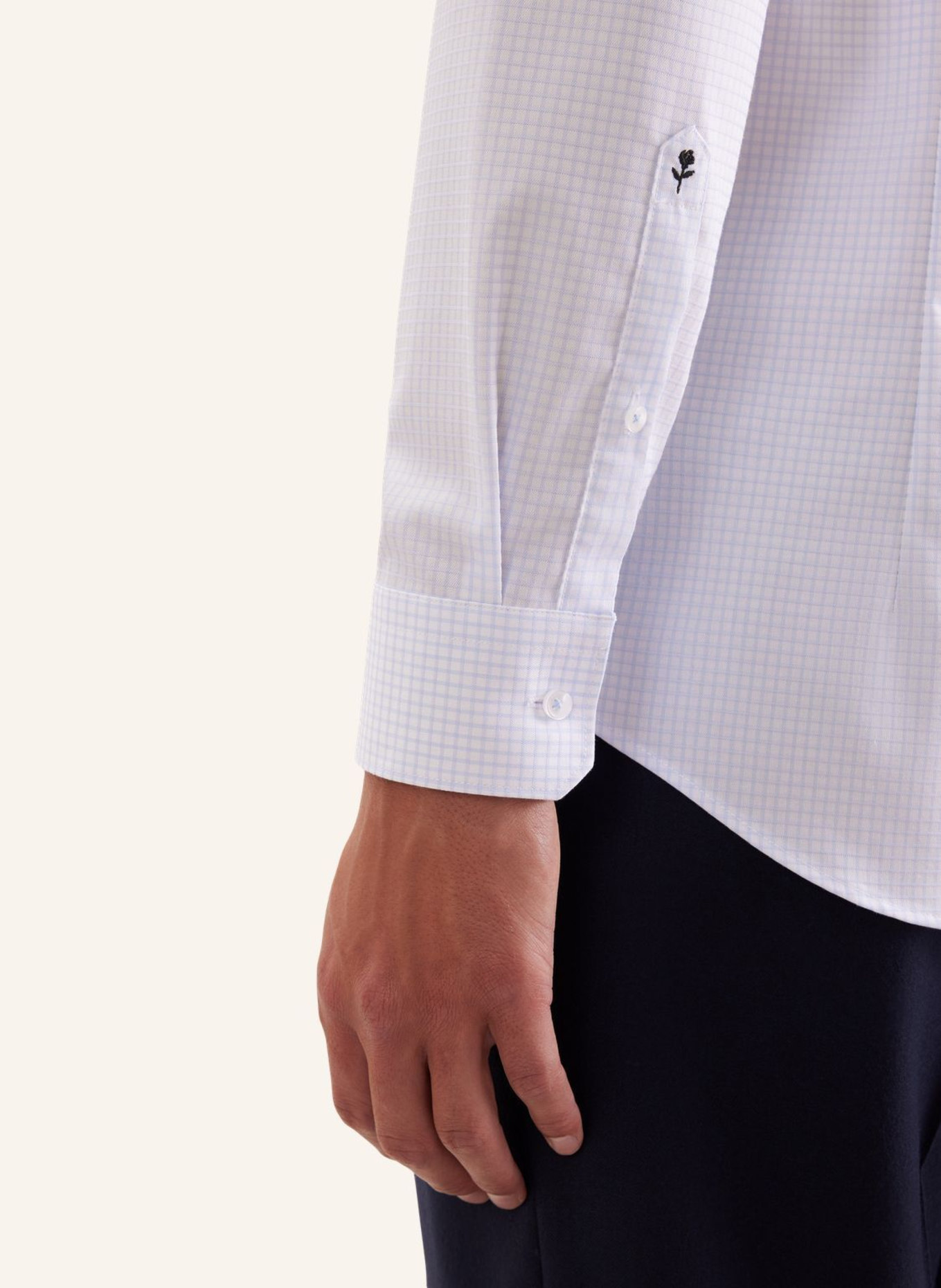 seidensticker Business Hemd Slim Fit: HELLBLAU