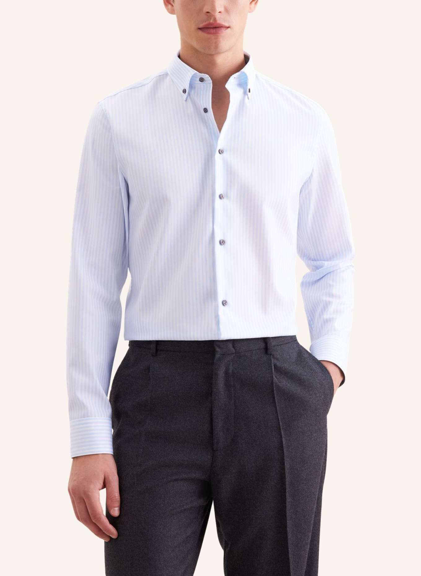 seidensticker Business Hemd Slim Fit: HELLBLAU