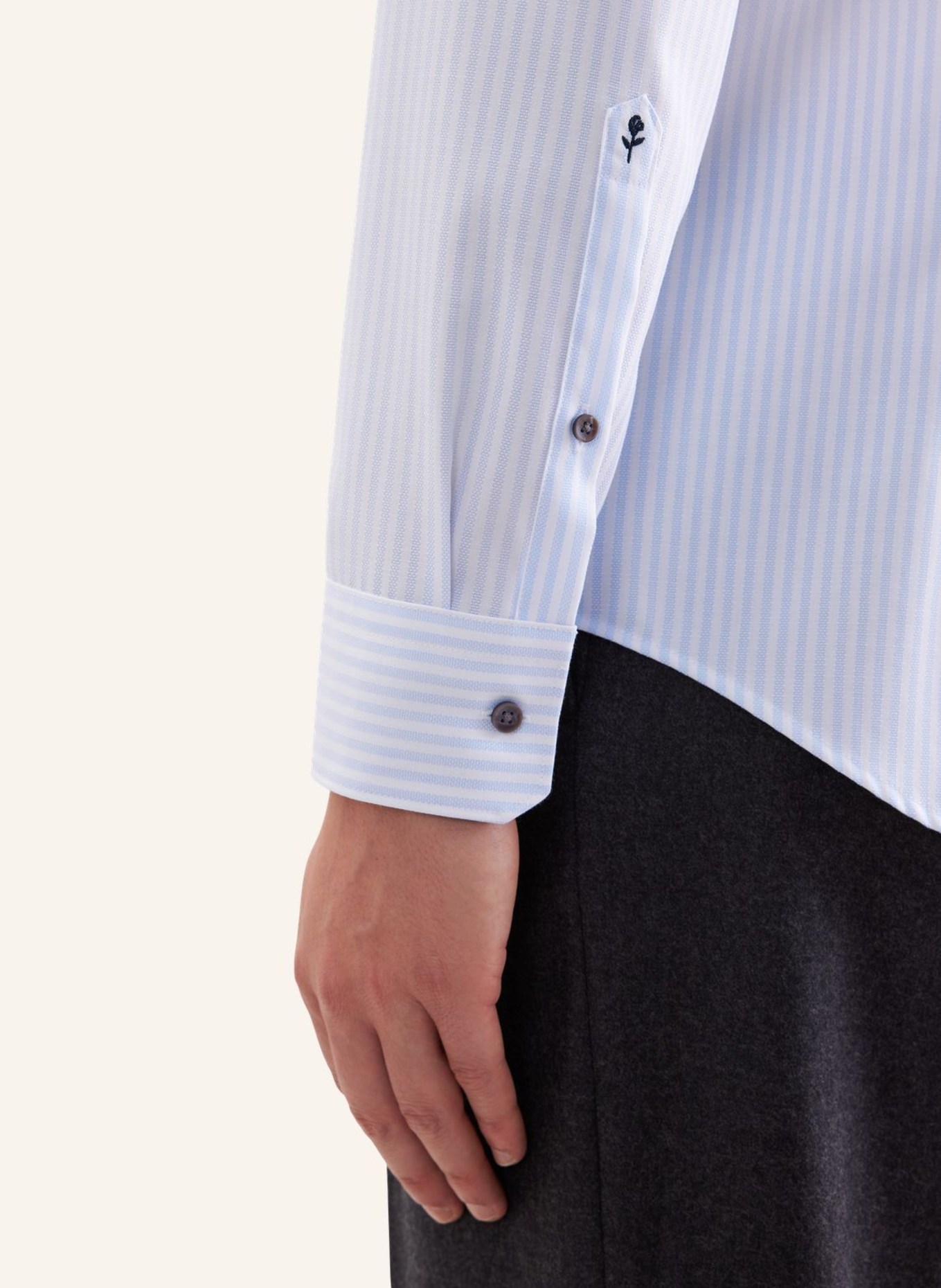 seidensticker Business Hemd Slim Fit: HELLBLAU