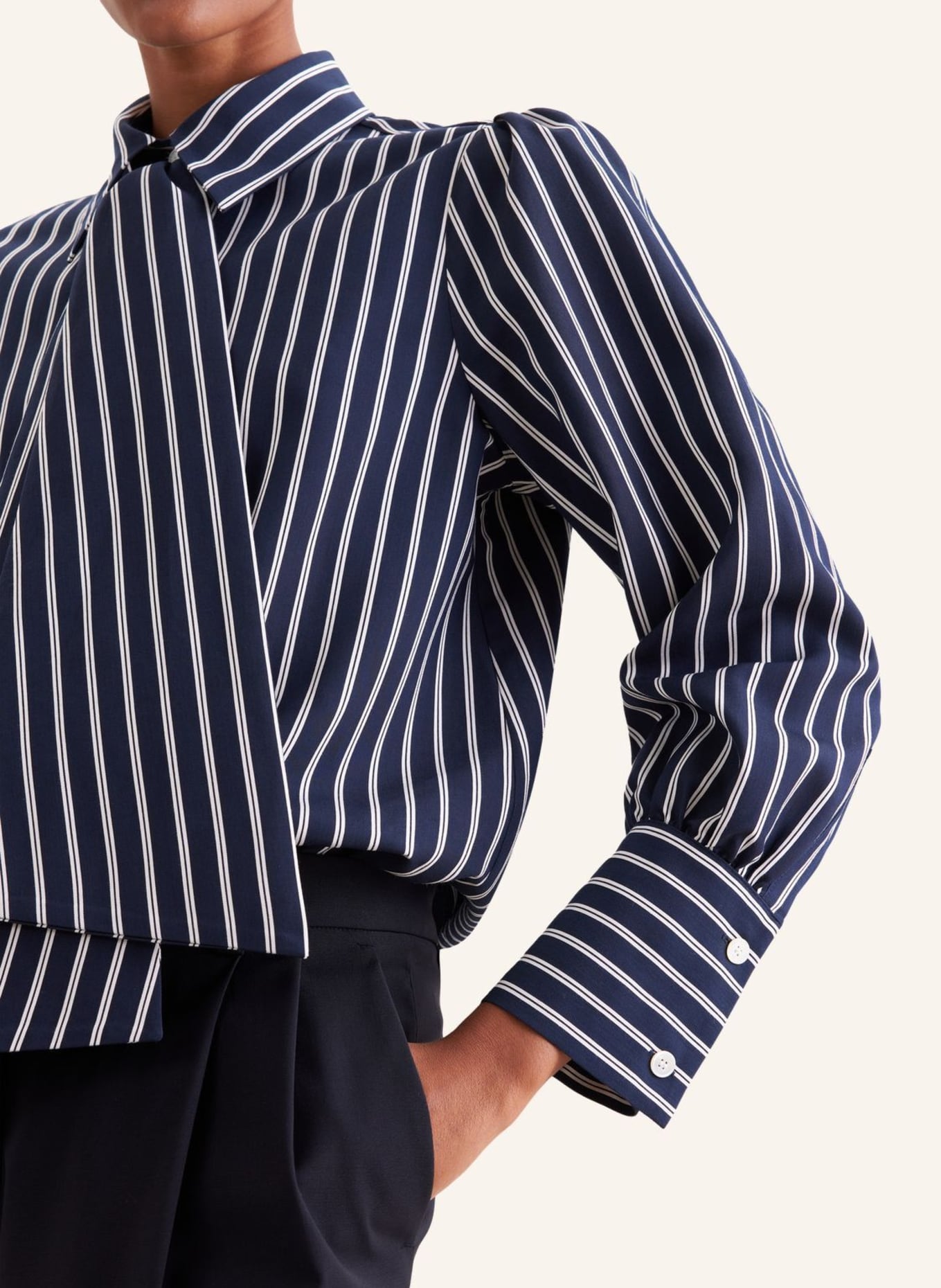 seidensticker Ausgestellte Bluse: DUNKELBLAU