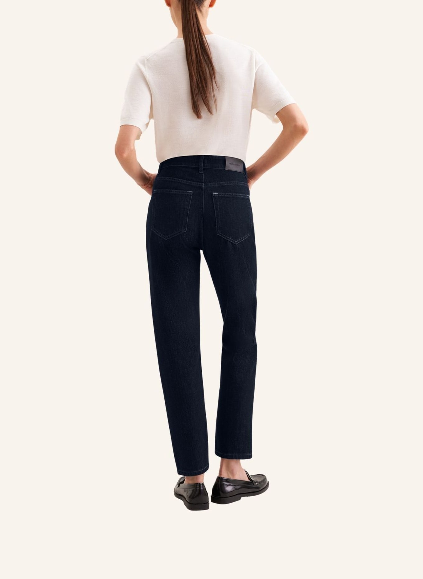 seidensticker 5-Pocket Denim: DUNKELBLAU