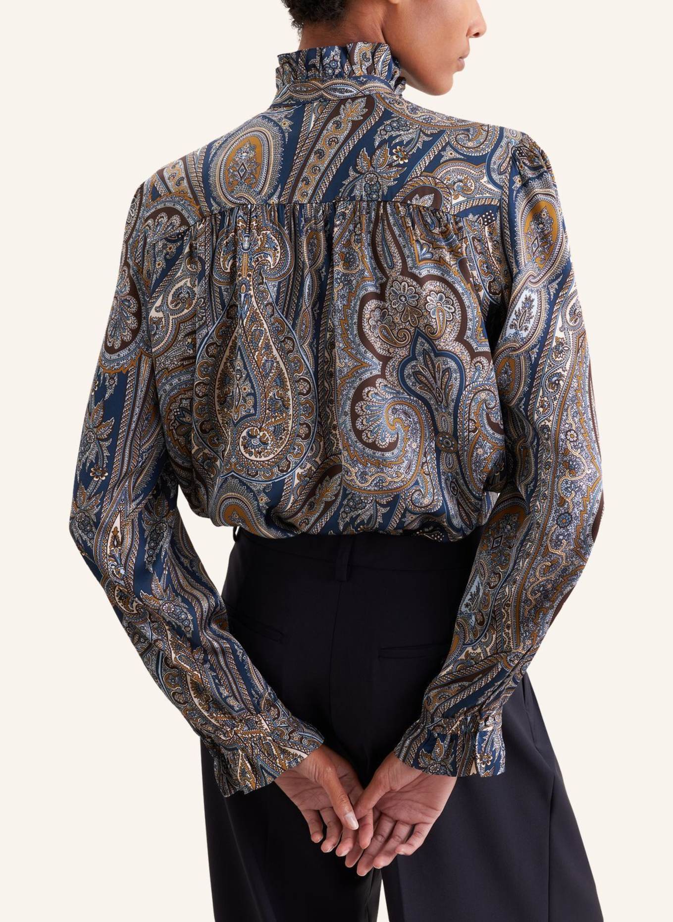 seidensticker Ausgestellte Bluse: DUNKELBLAU