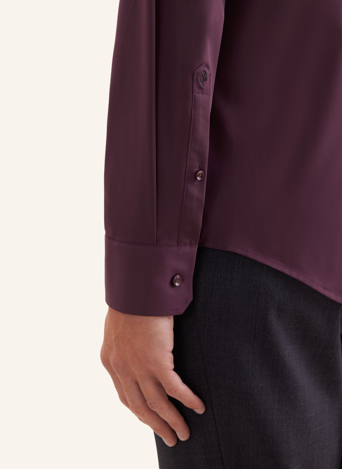 seidensticker Performance-Hemd Slim Fit: ROT
