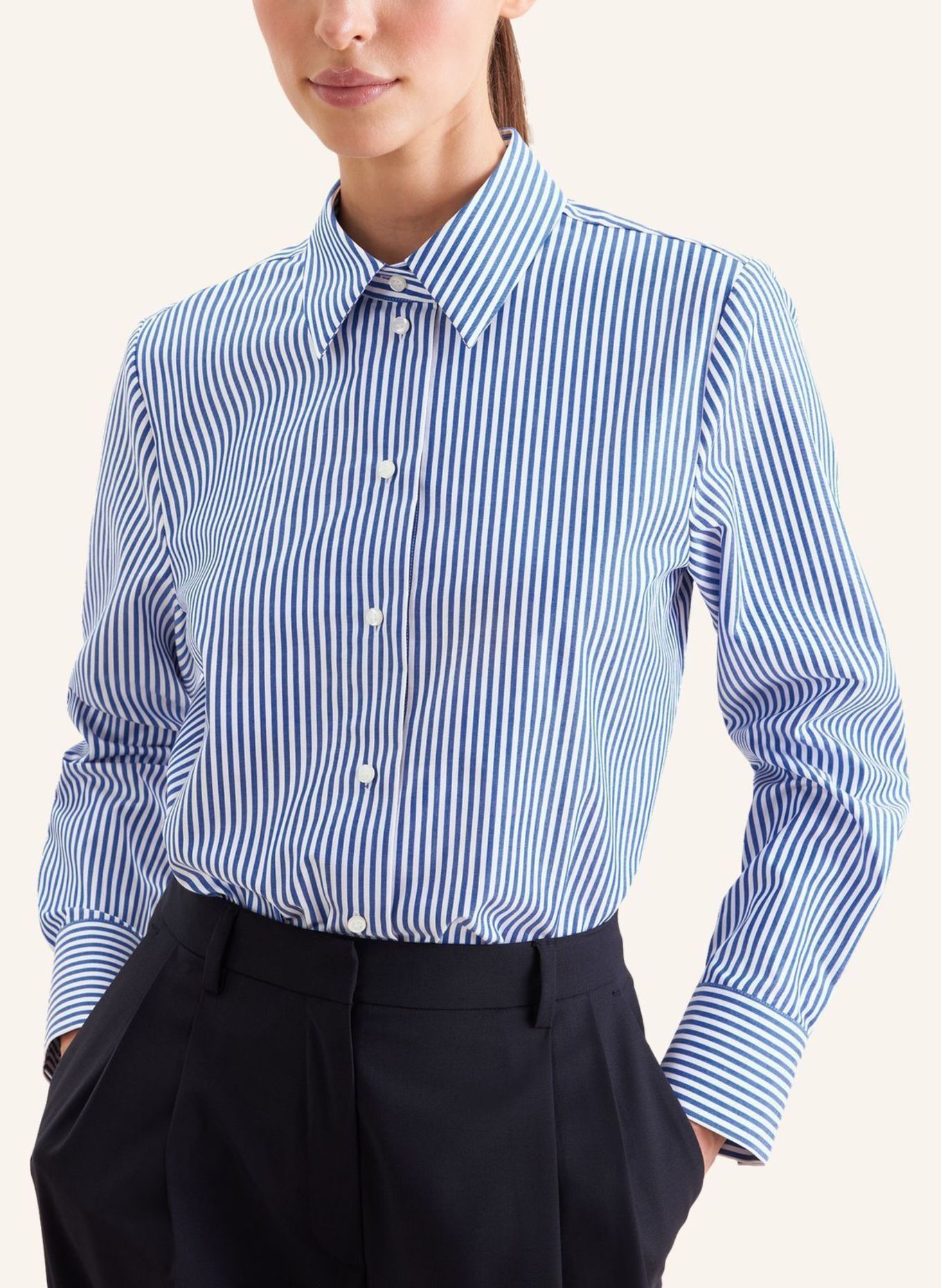 seidensticker Overhemdblouse: BLAUW
