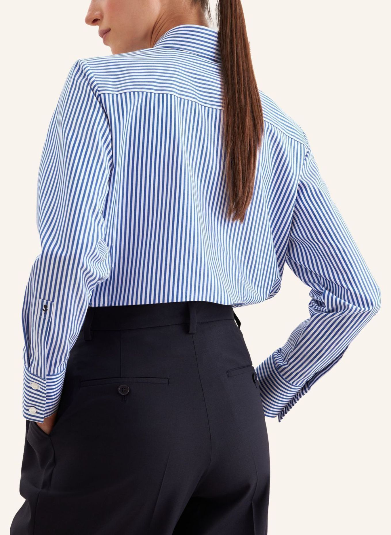 seidensticker Overhemdblouse: BLAUW