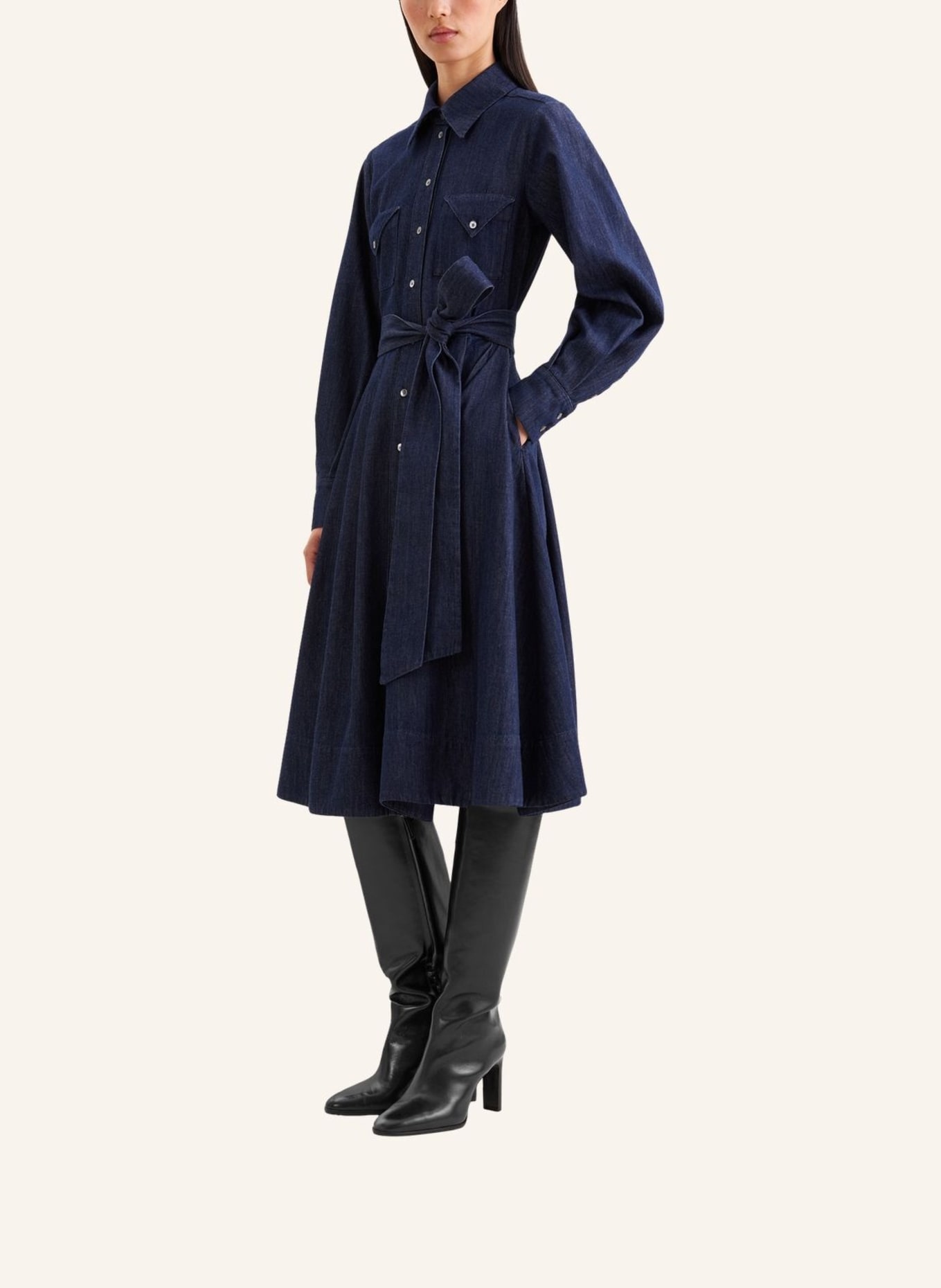 seidensticker Dress: DARK BLUE