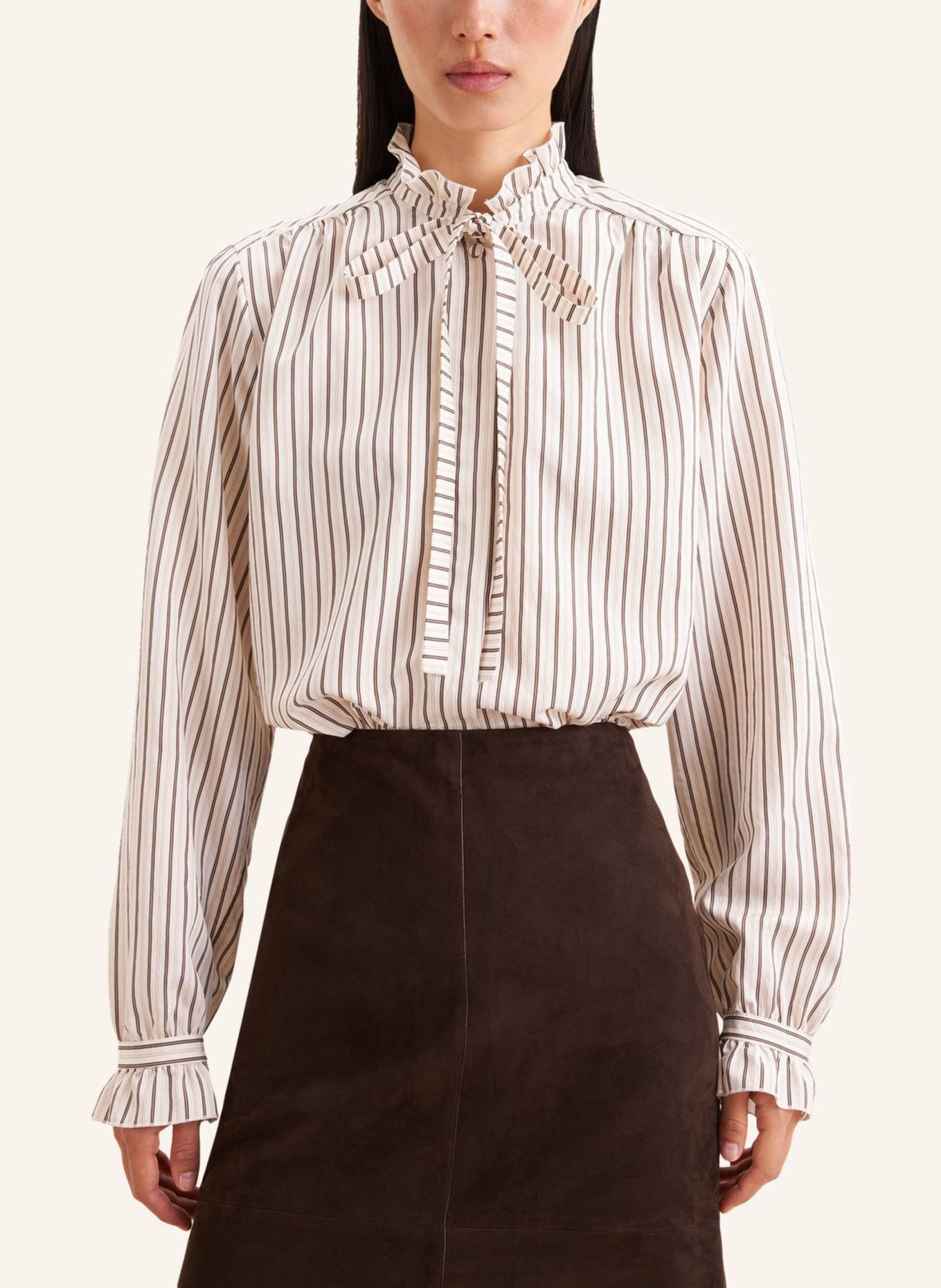 seidensticker Ausgestellte Bluse: BEIGE