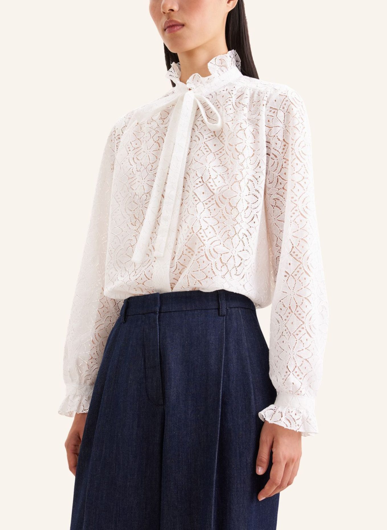 seidensticker Ausgestellte Bluse: WEISS
