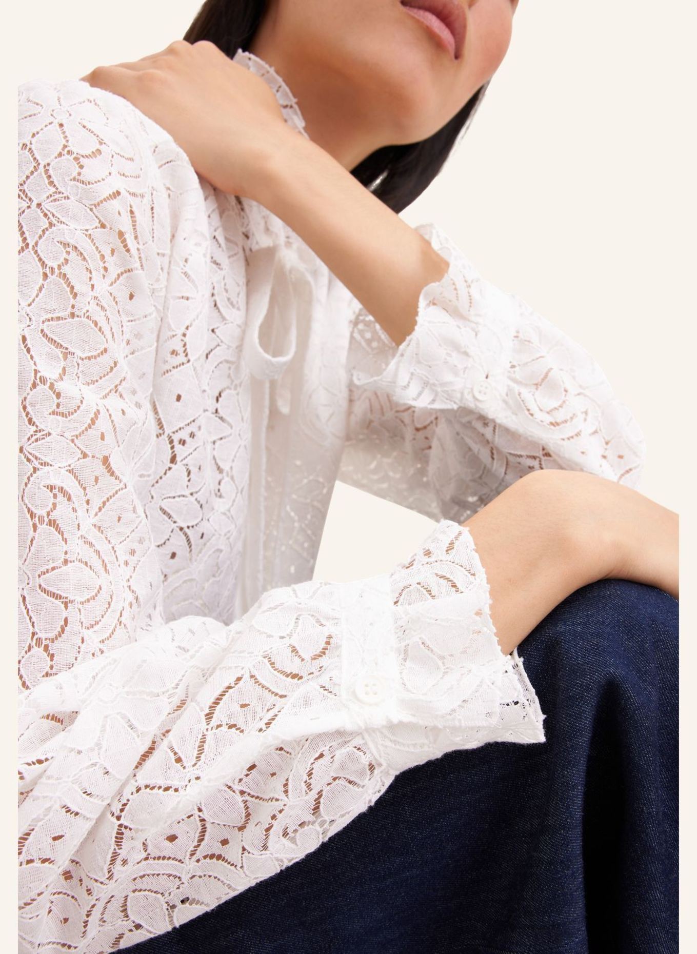 seidensticker Ausgestellte Bluse: WEISS