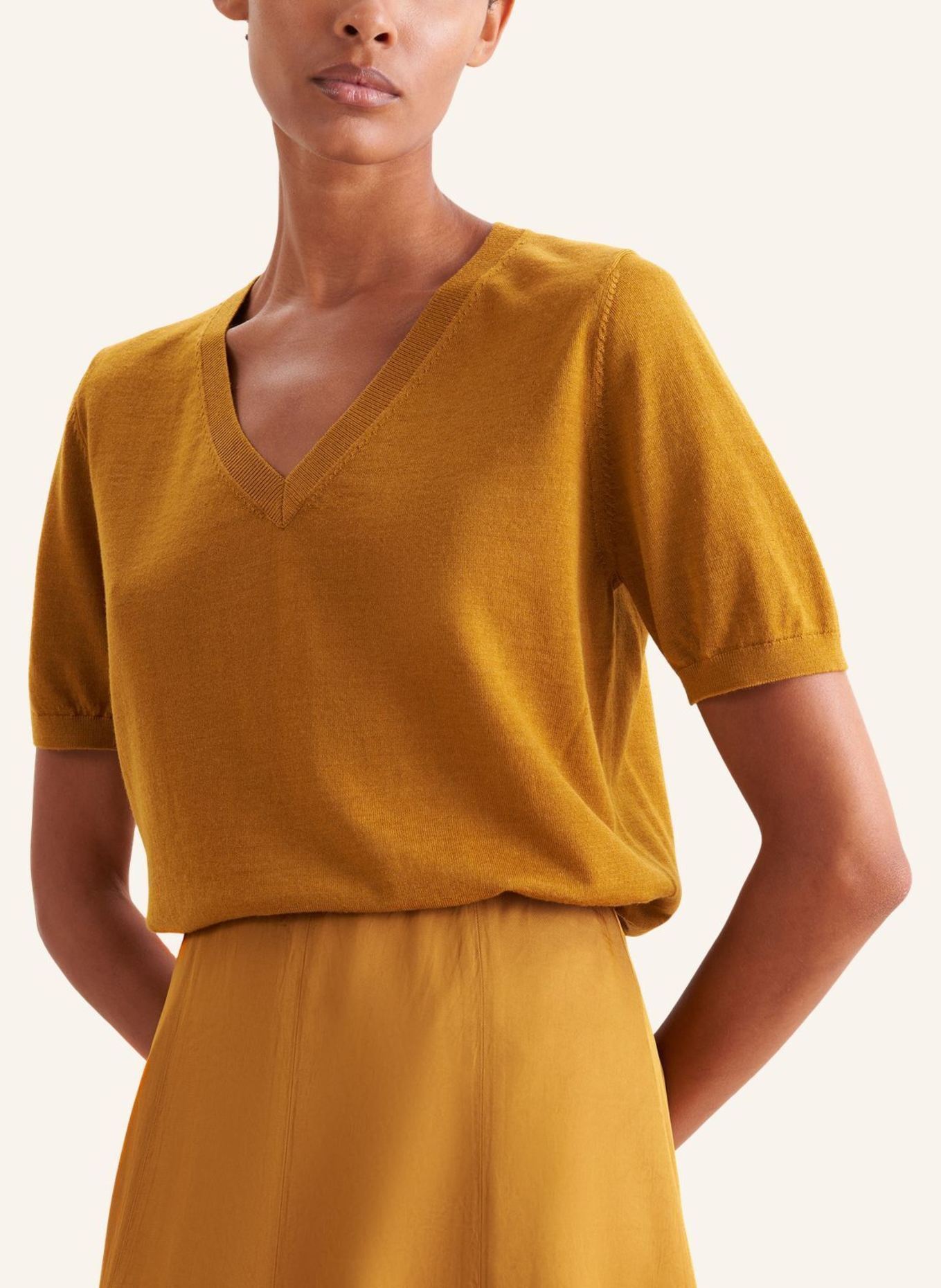seidensticker Sweater: YELLOW