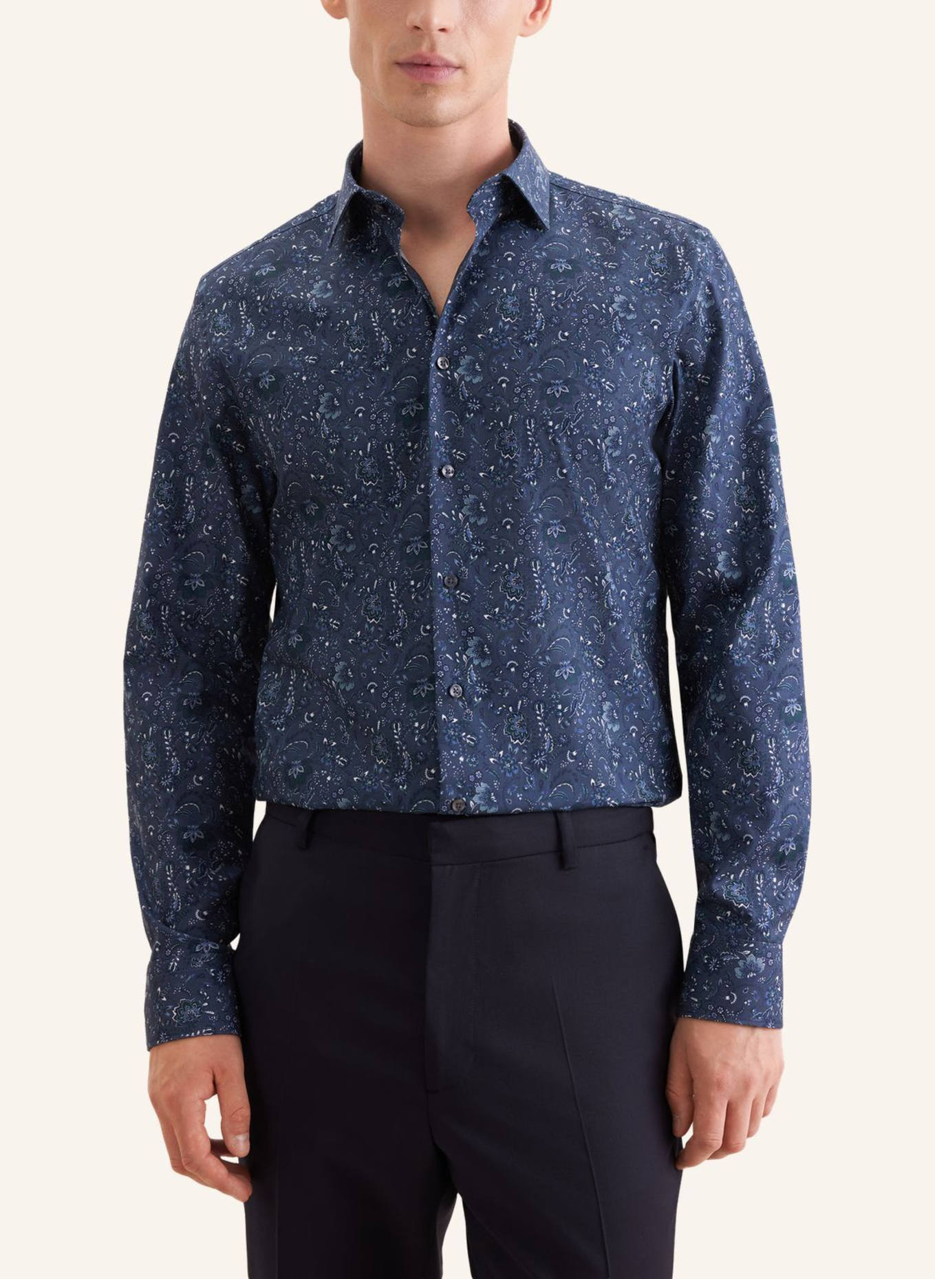 seidensticker Business Hemd Shaped Fit: GRAU