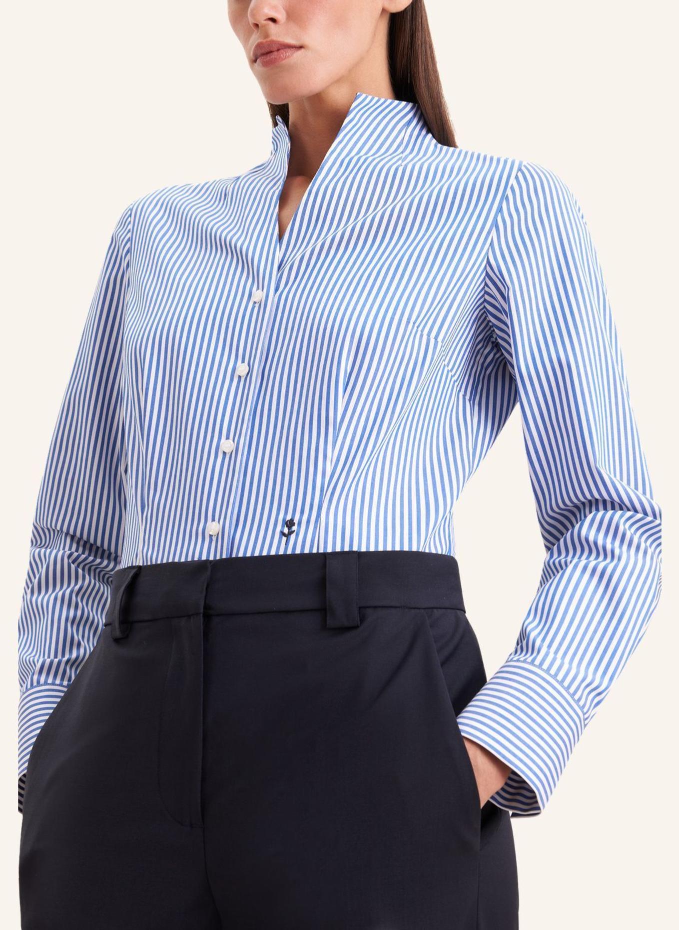 seidensticker Kelchkragenbluse: BLAU