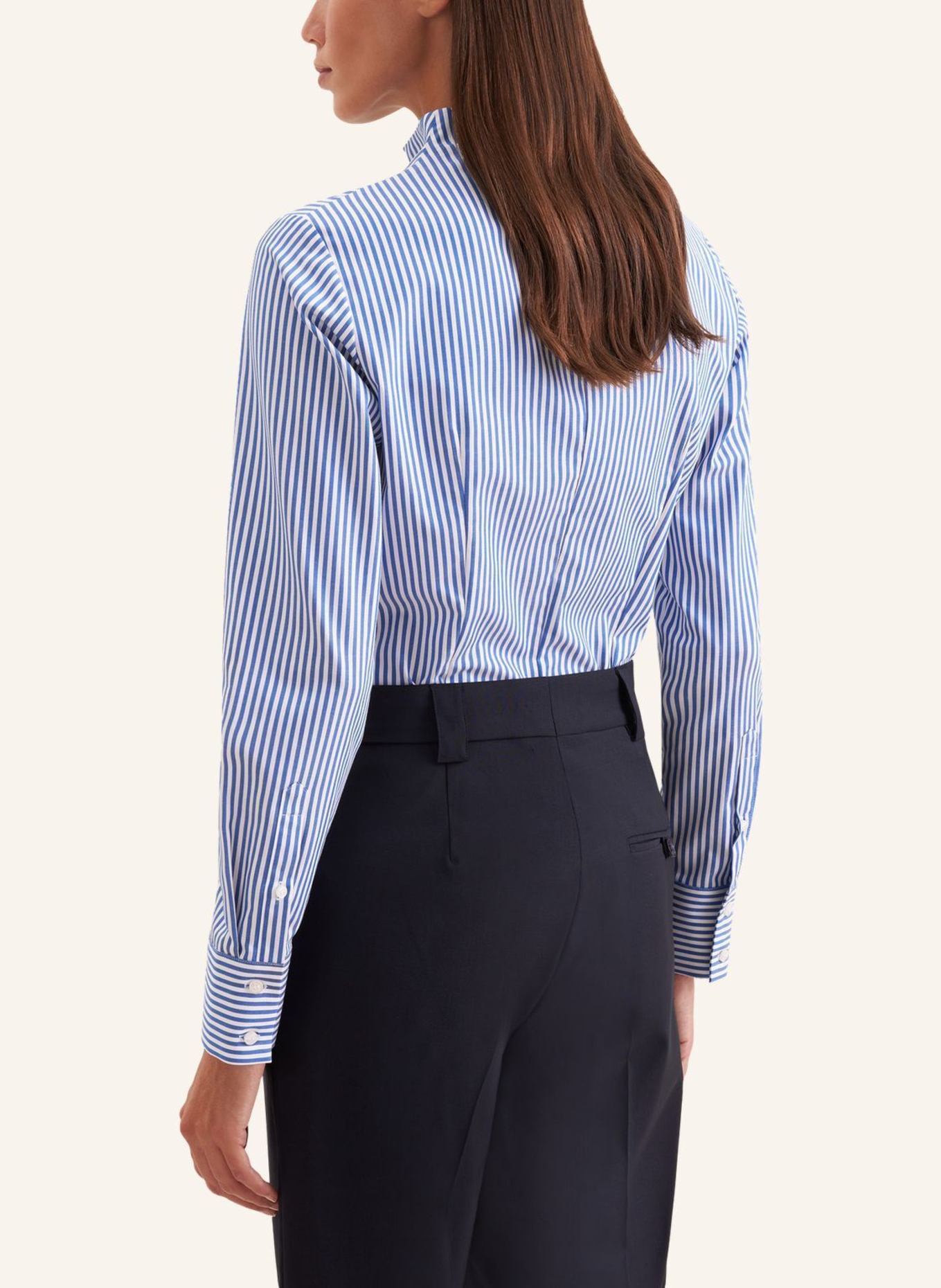 seidensticker Kelchkragenbluse: BLAU