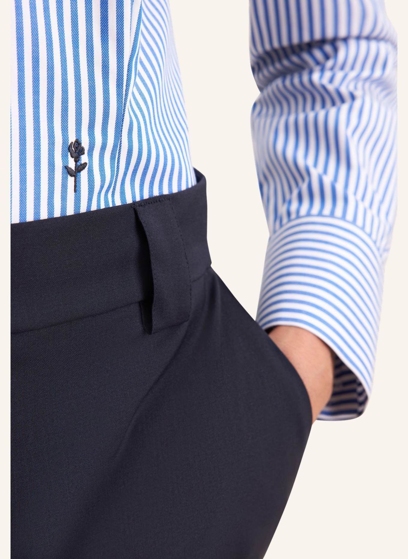 seidensticker Kelchkragenbluse: BLAU