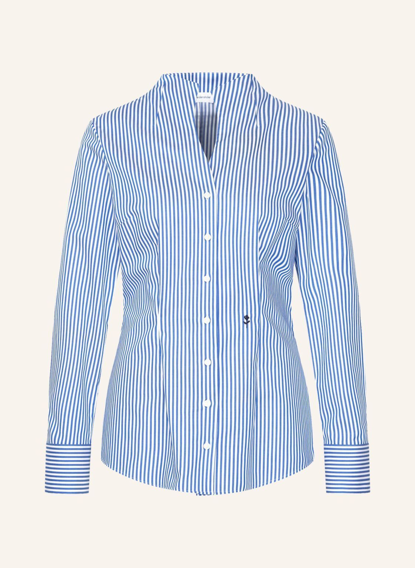 seidensticker Kelchkragenbluse: BLAU
