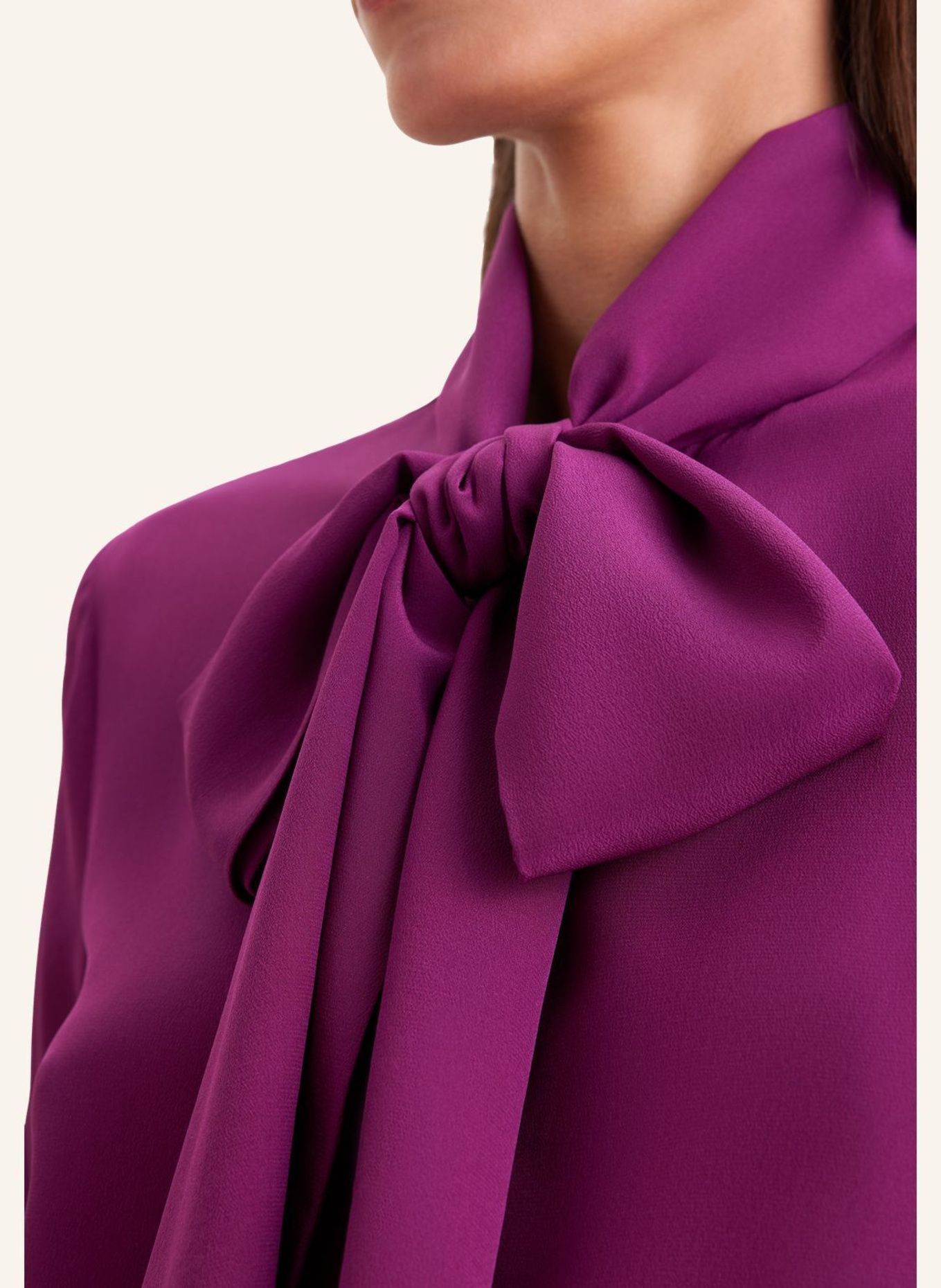 seidensticker Blouse met strik: ROZE