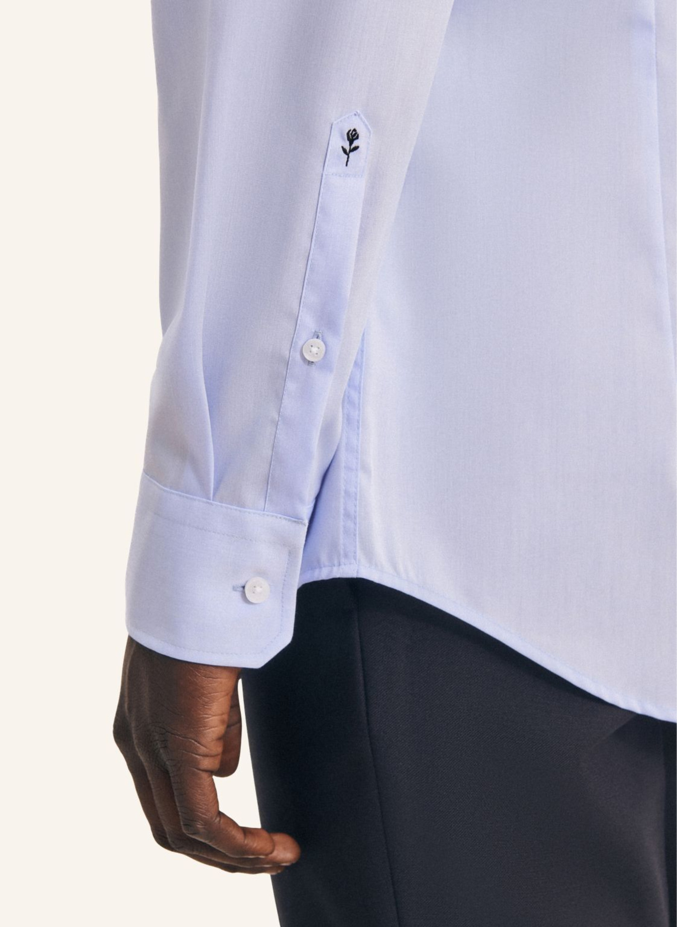 seidensticker Business Hemd Shaped Fit: HELLBLAU