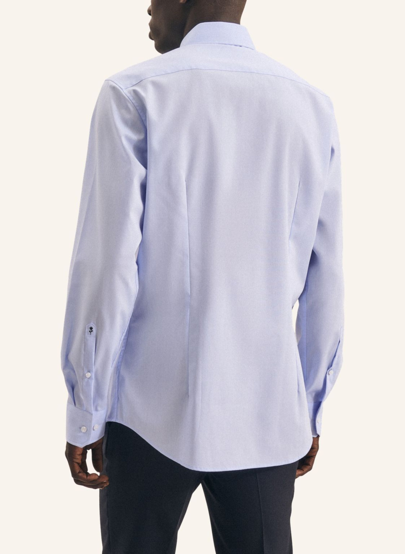 seidensticker Business Hemd Shaped Fit: HELLBLAU