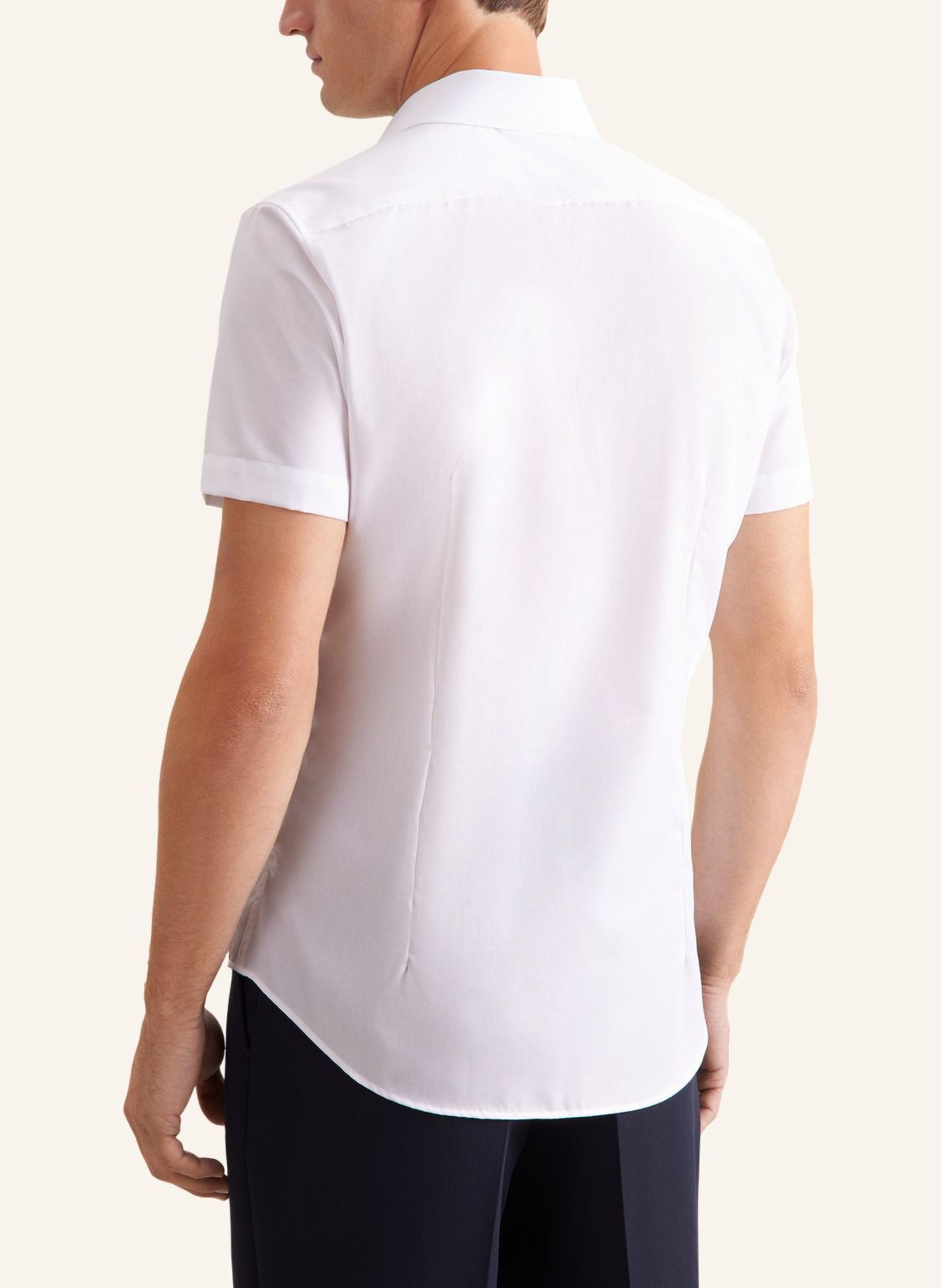 seidensticker Zakelijk overhemd, Shaped Fit: WIT