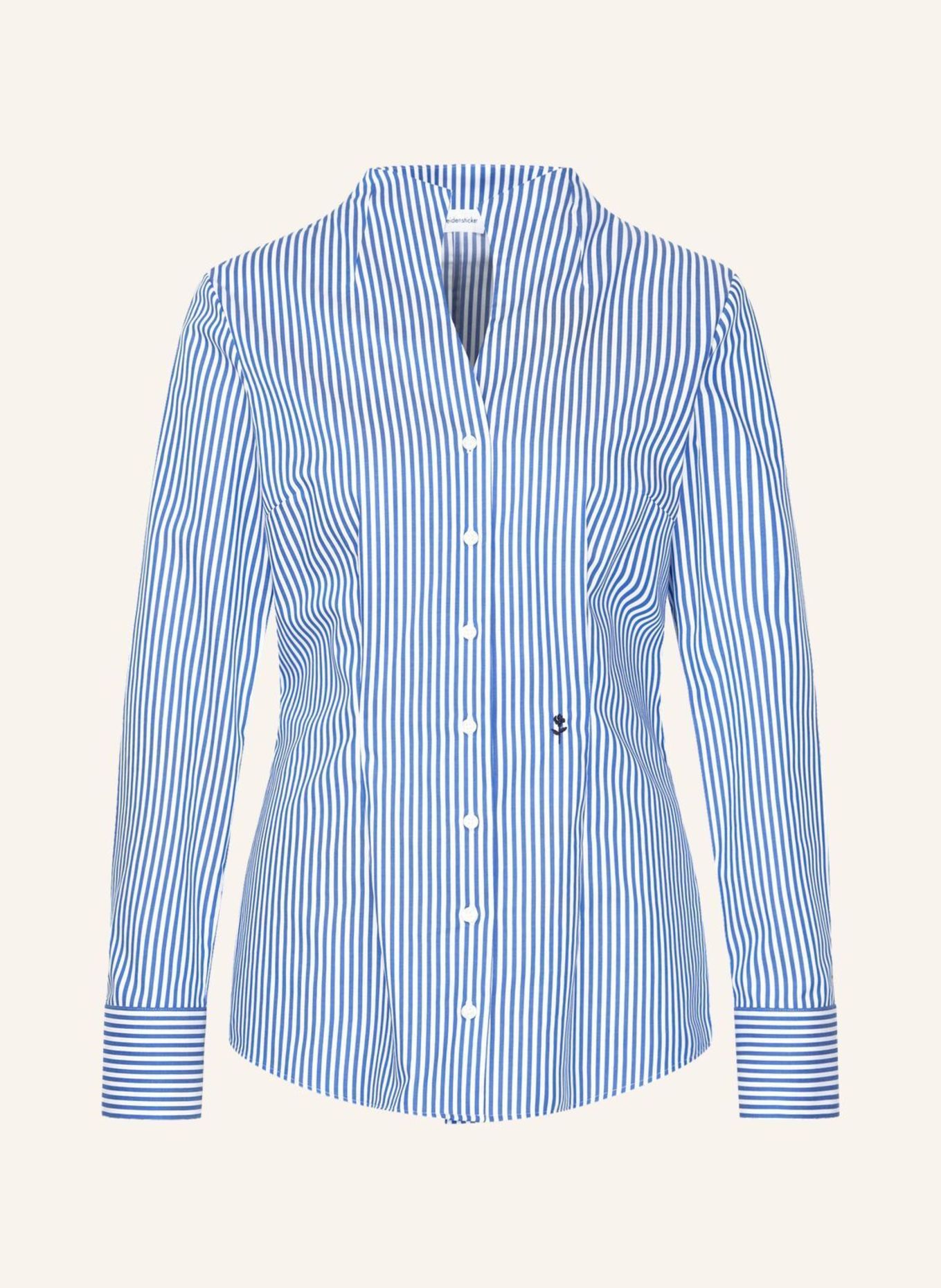 seidensticker Blouse met kelkkraag: BLAUW
