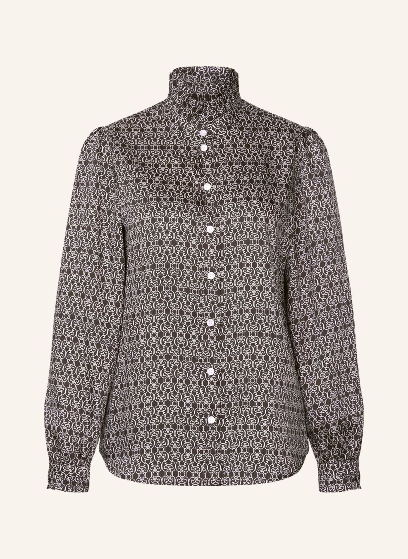 seidensticker Blouse met ruches: BRUIN
