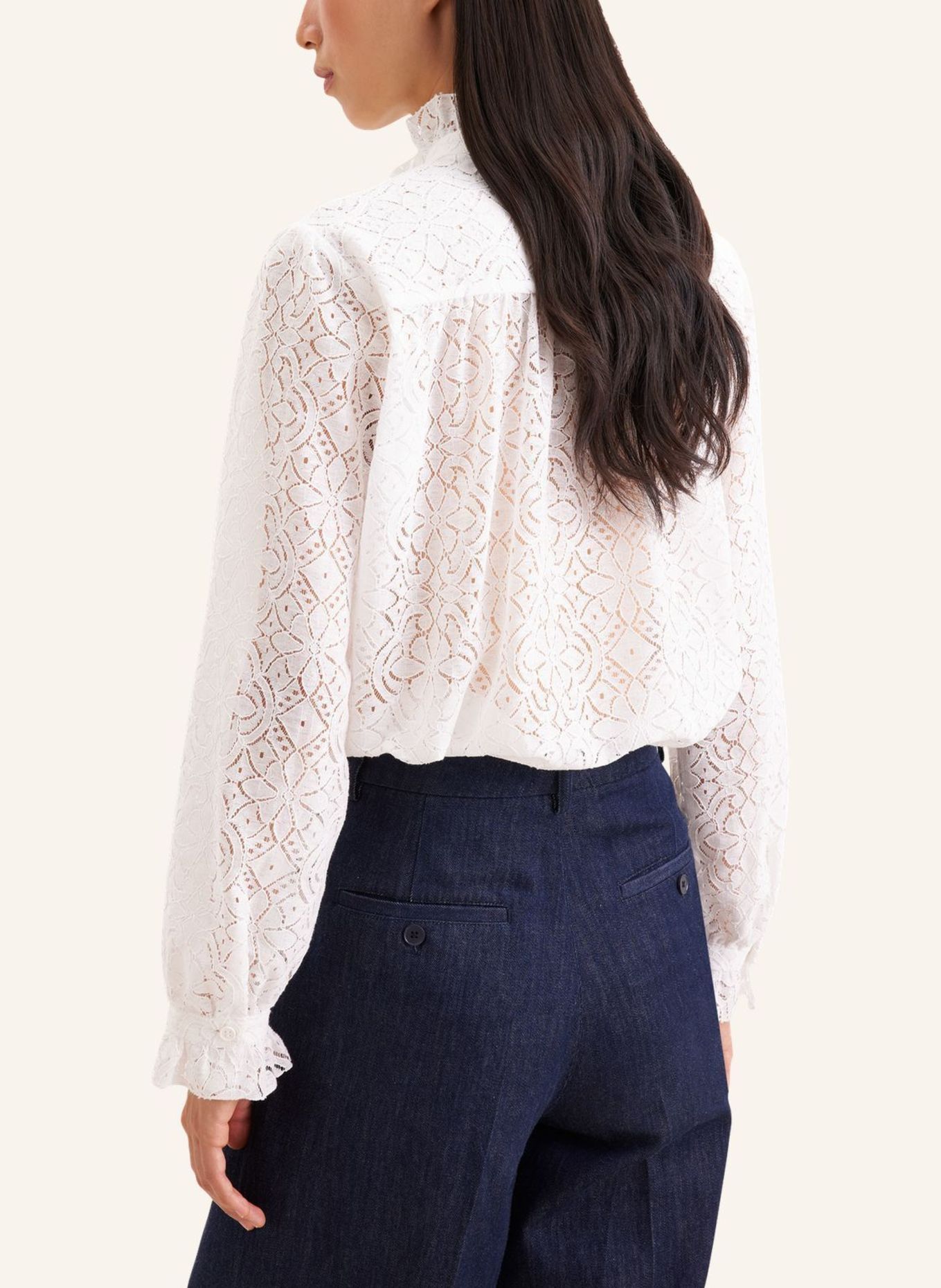 seidensticker Uitgestalde blouse: WIT
