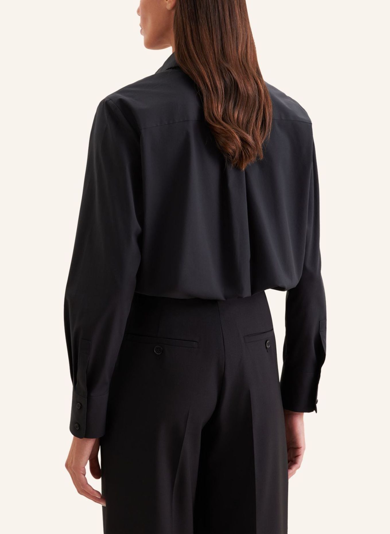 seidensticker Overhemdblouse: ZWART