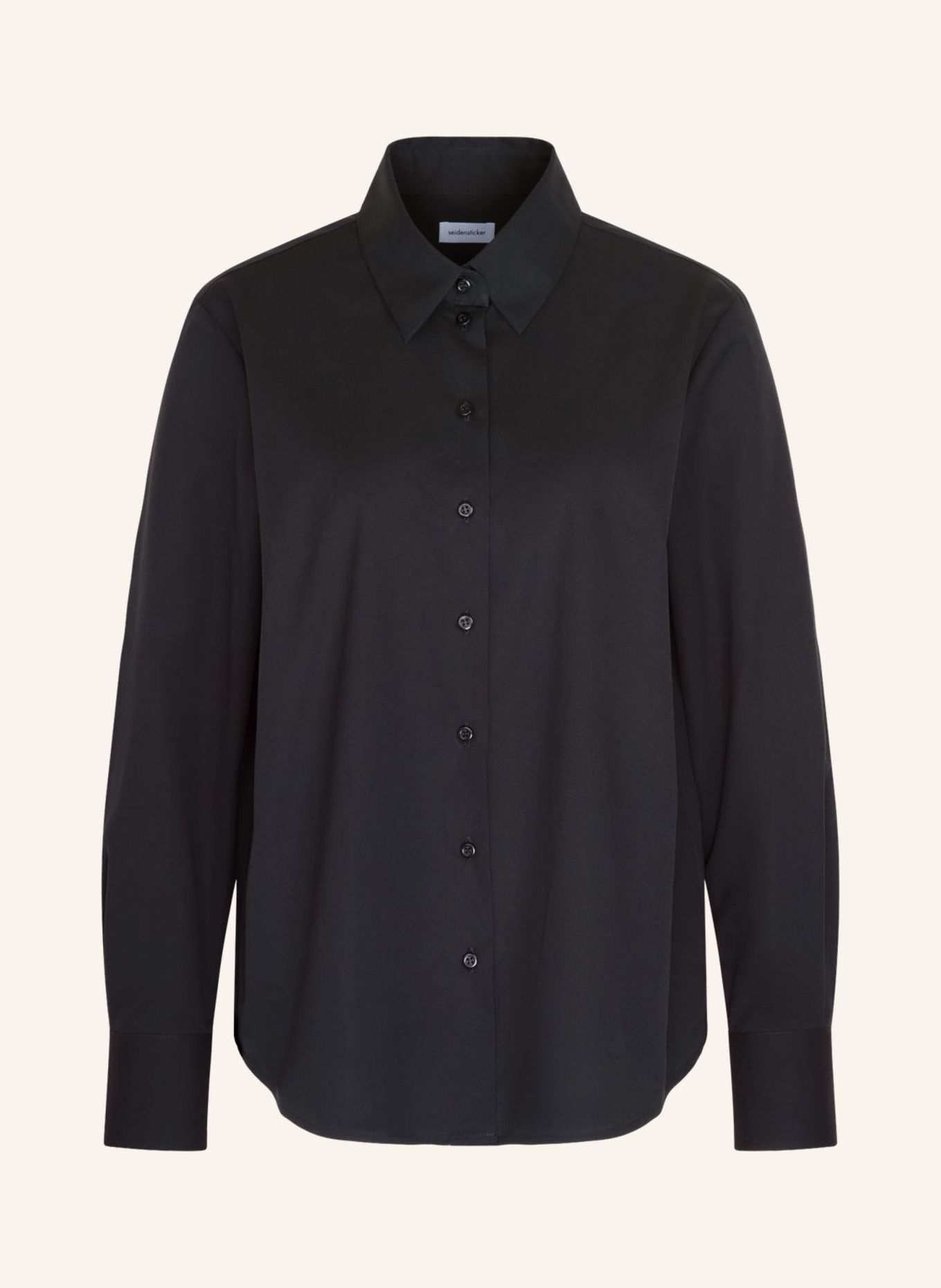seidensticker Overhemdblouse: ZWART