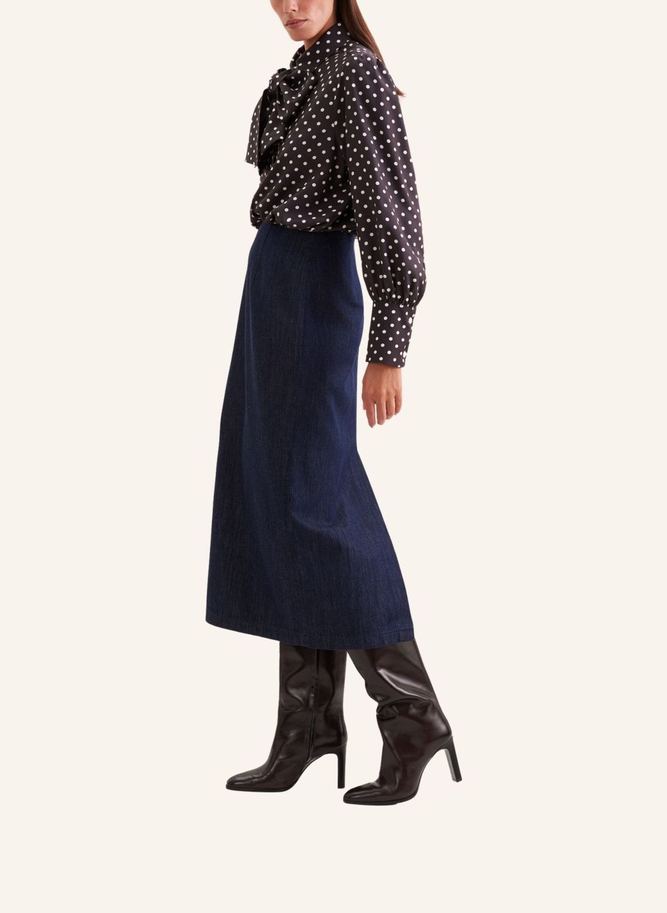 seidensticker Uitgestalde blouse: BRUIN