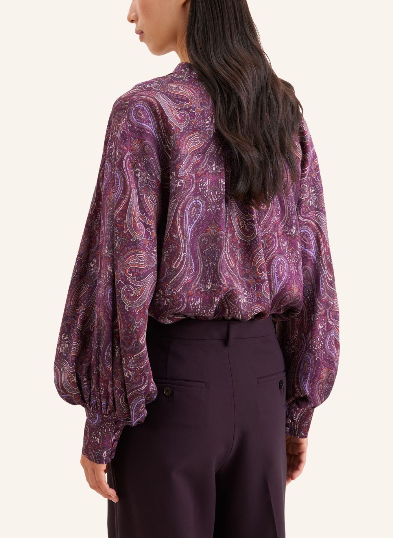 seidensticker Uitgestalde blouse: PAARS