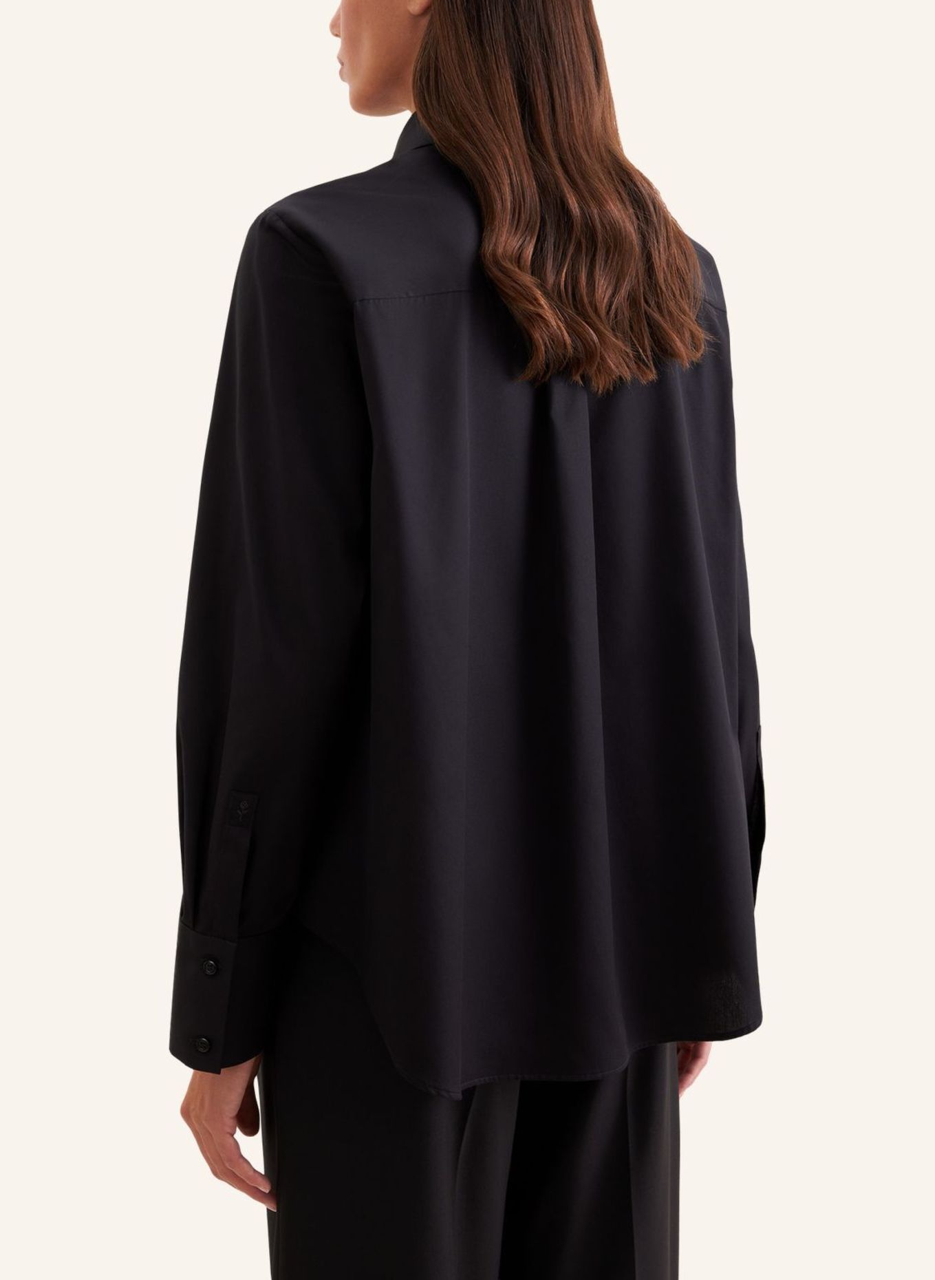 seidensticker Overhemdblouse: ZWART