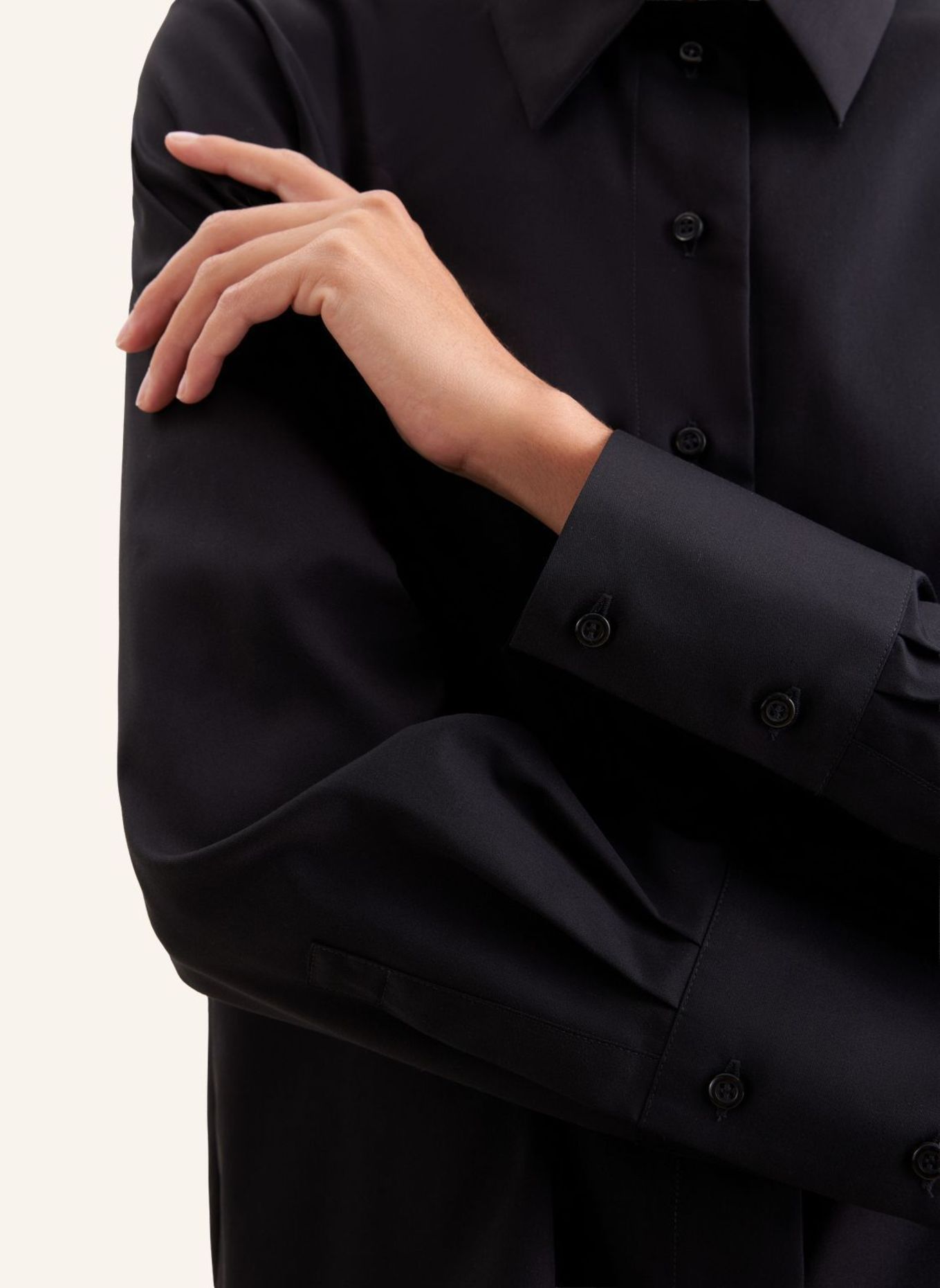 seidensticker Overhemdblouse: ZWART