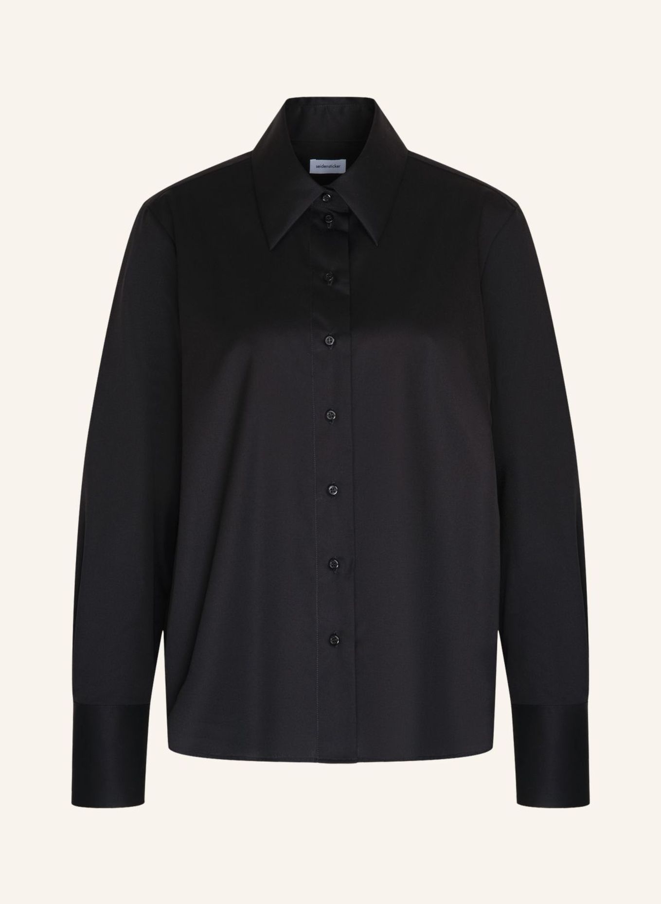 seidensticker Overhemdblouse: ZWART
