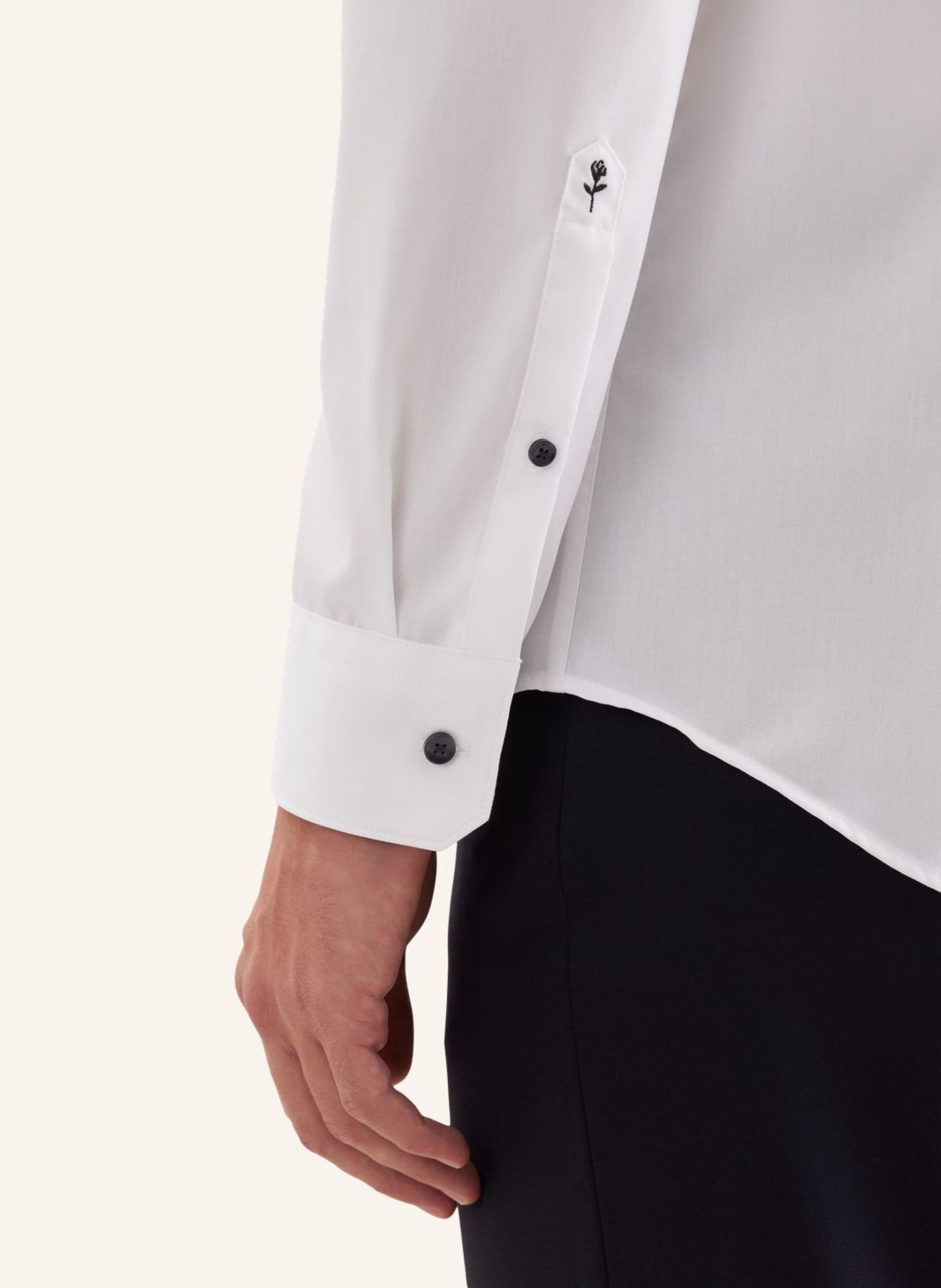 seidensticker Koszula biznesowa o kroju slim fit: BIAŁY