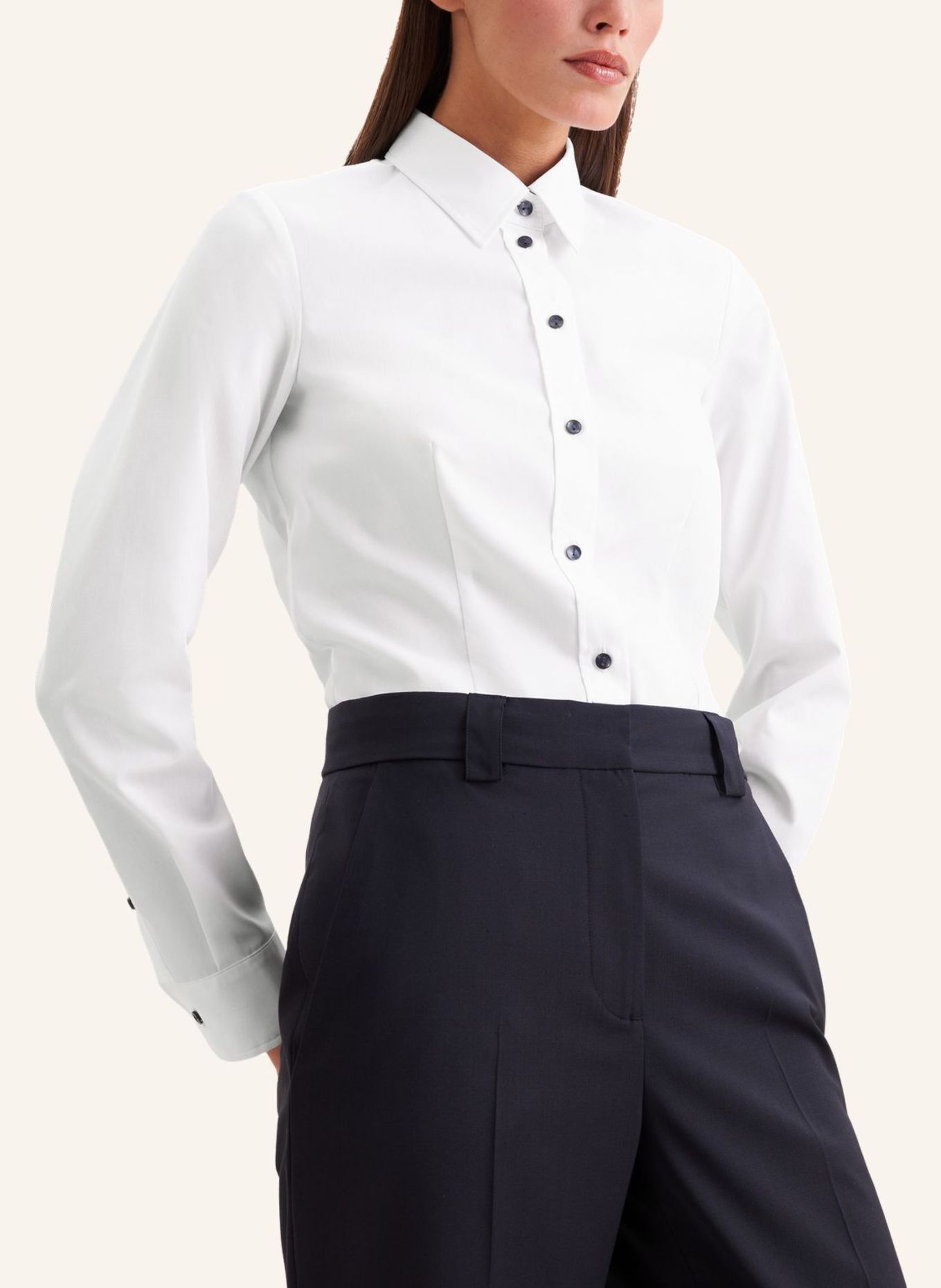 seidensticker Klassische Bluse: WEISS