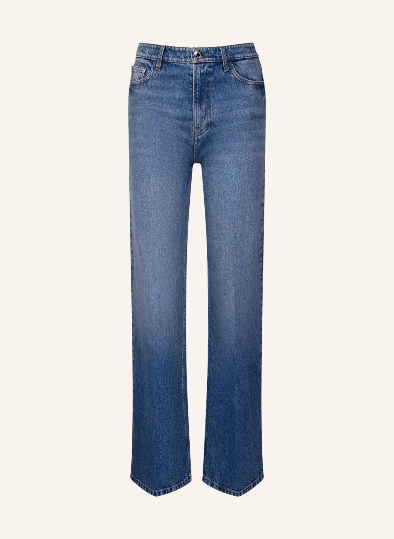 seidensticker 5-pocket denim: BLAUW