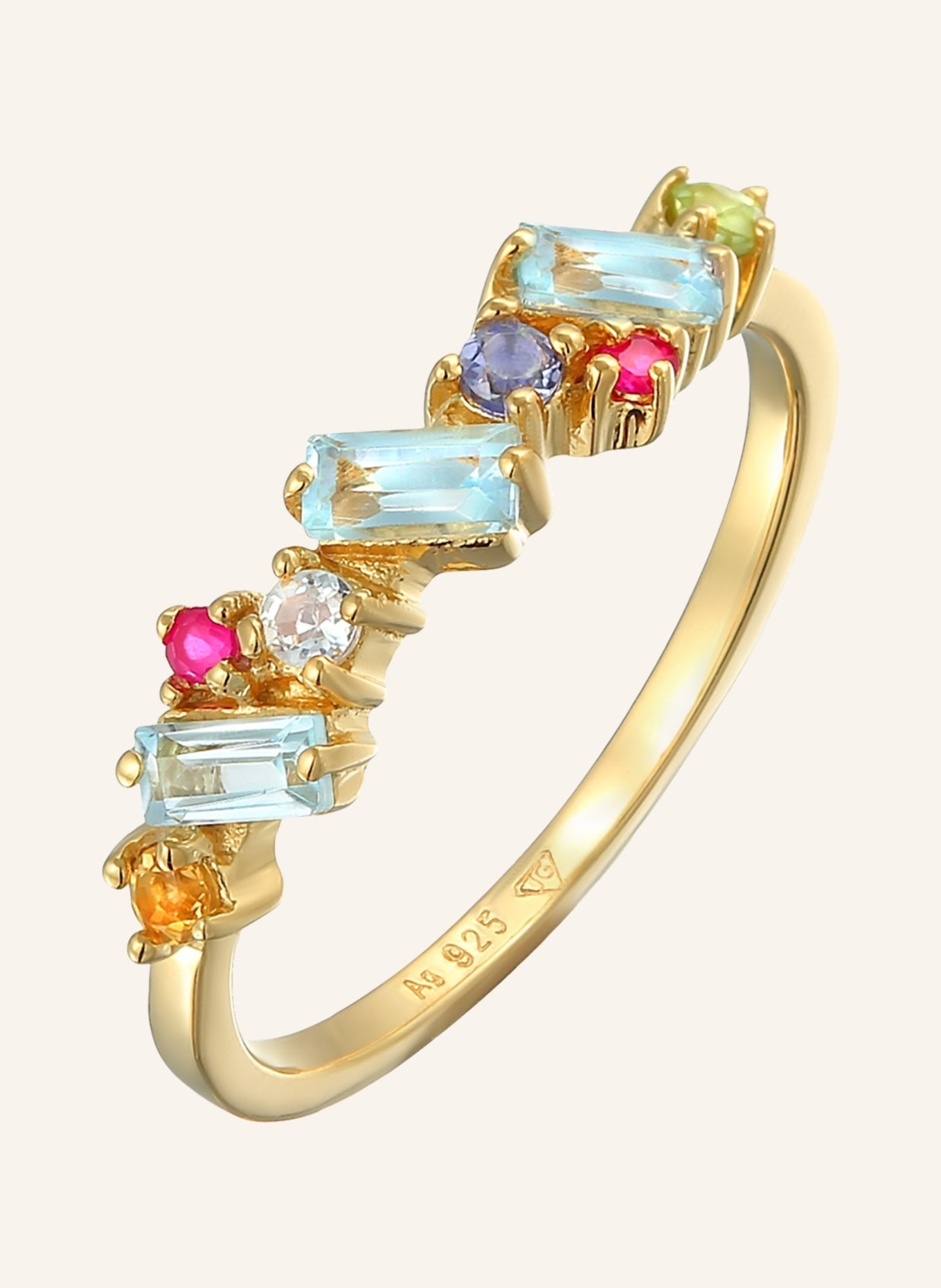 elli PREMIUM Ring, Farbe: GOLD (Bild 1)
