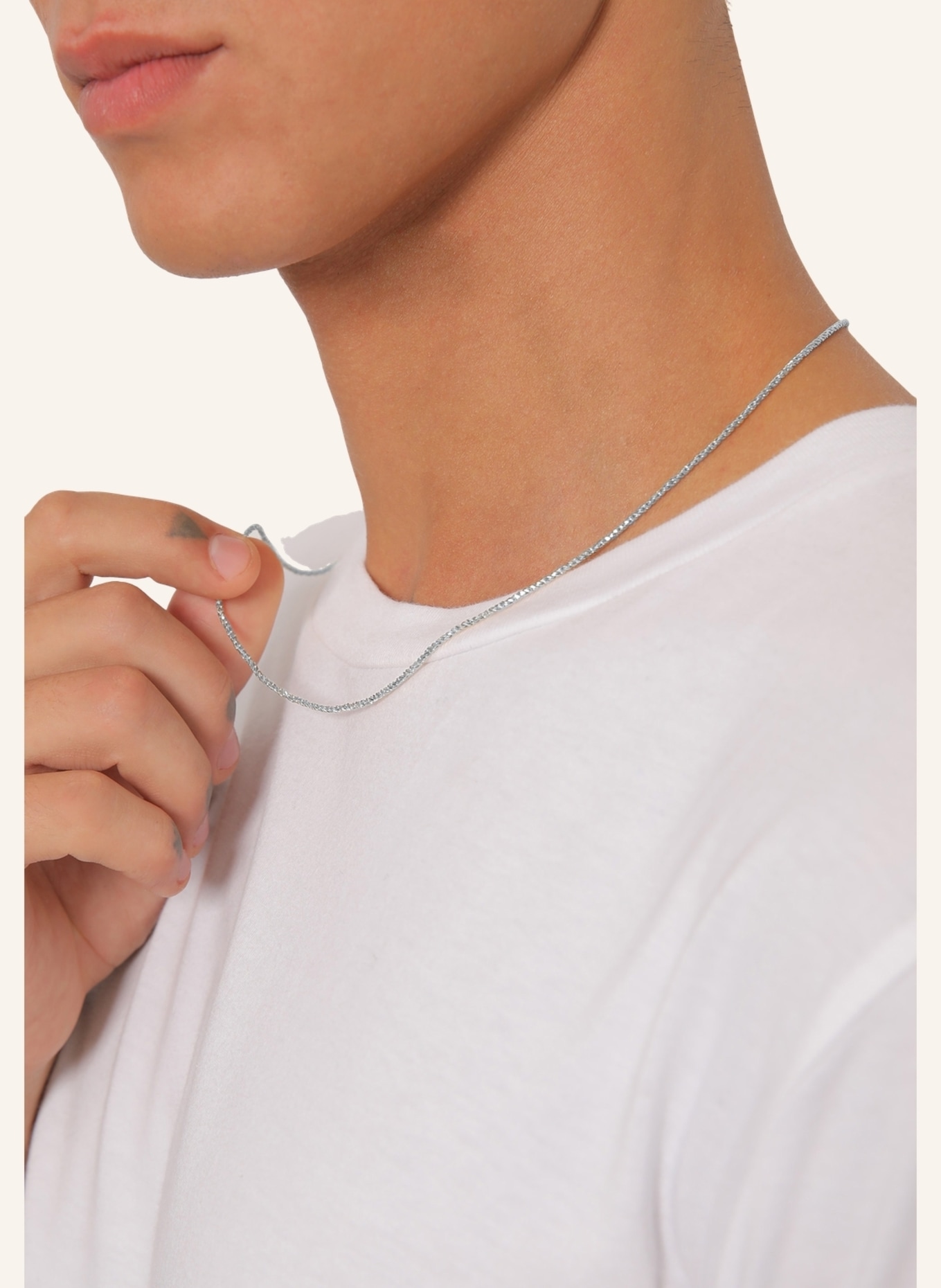 KUZZOI Halskette, Farbe: SILBER (Bild 3)