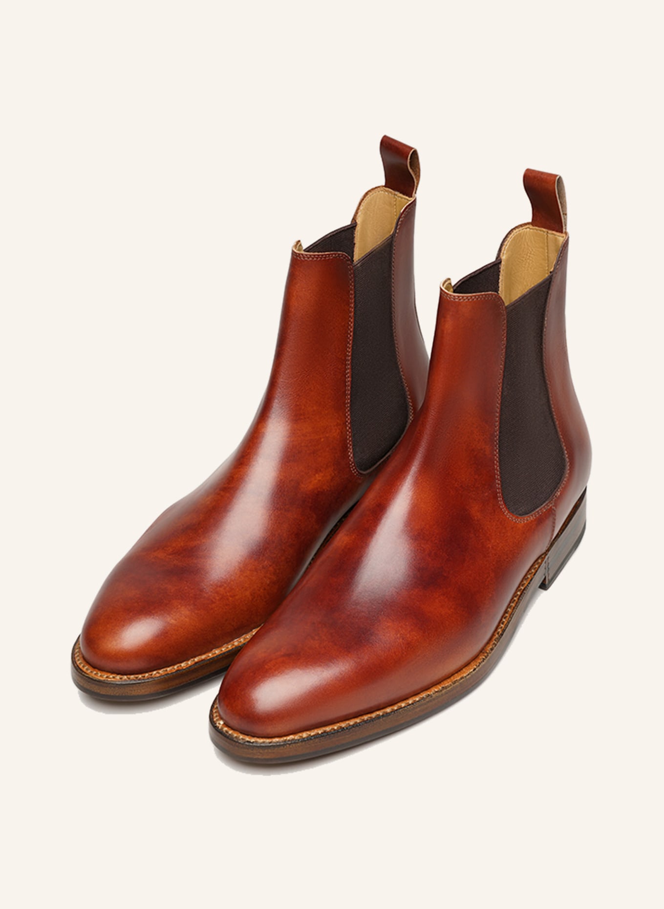 HEINRICH DINKELACKER Boots LUZERN PLAIN TC, Farbe: COGNAC (Bild 1)