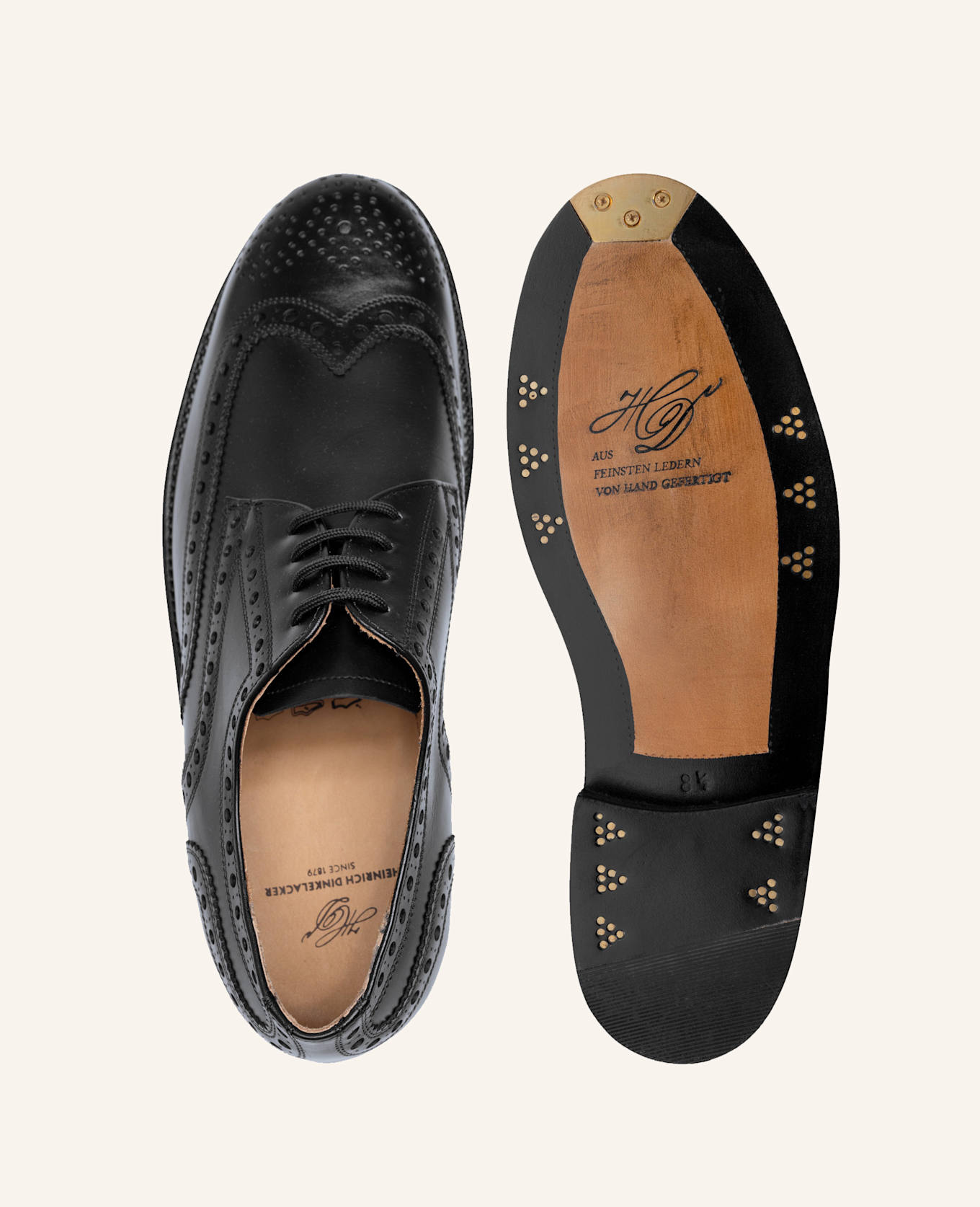 HEINRICH DINKELACKER Schnürer RIO FULL-BROGUE BC: SCHWARZ