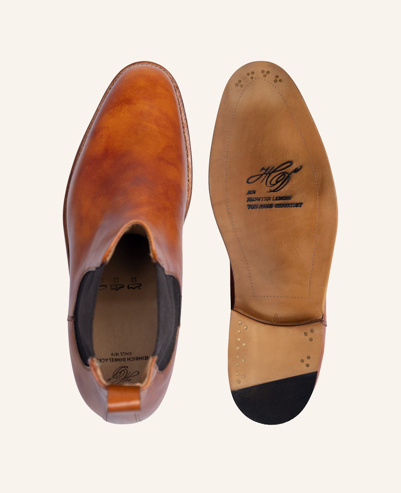 HEINRICH DINKELACKER Boots LUZERN PLAIN TC: COGNAC