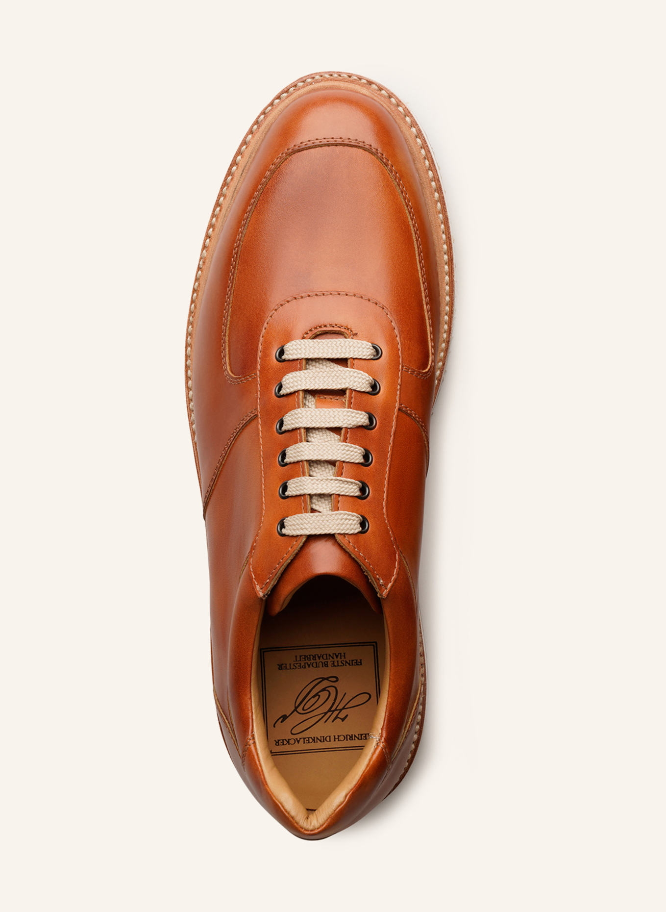 HEINRICH DINKELACKER Sneaker LONDON SNEAKER TC: COGNAC