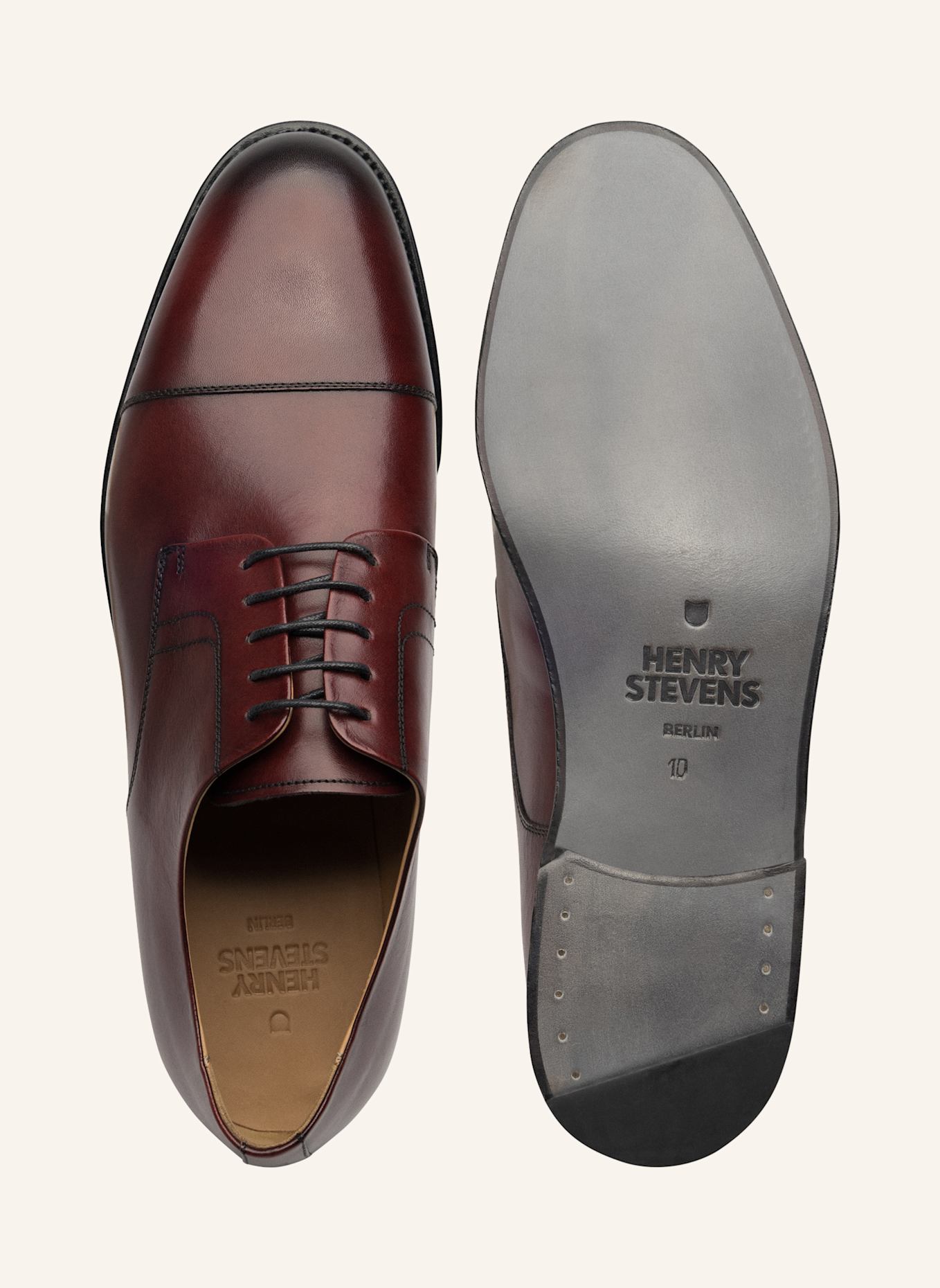 Henry Stevens Schnürer WINSTON CD: DUNKELROT